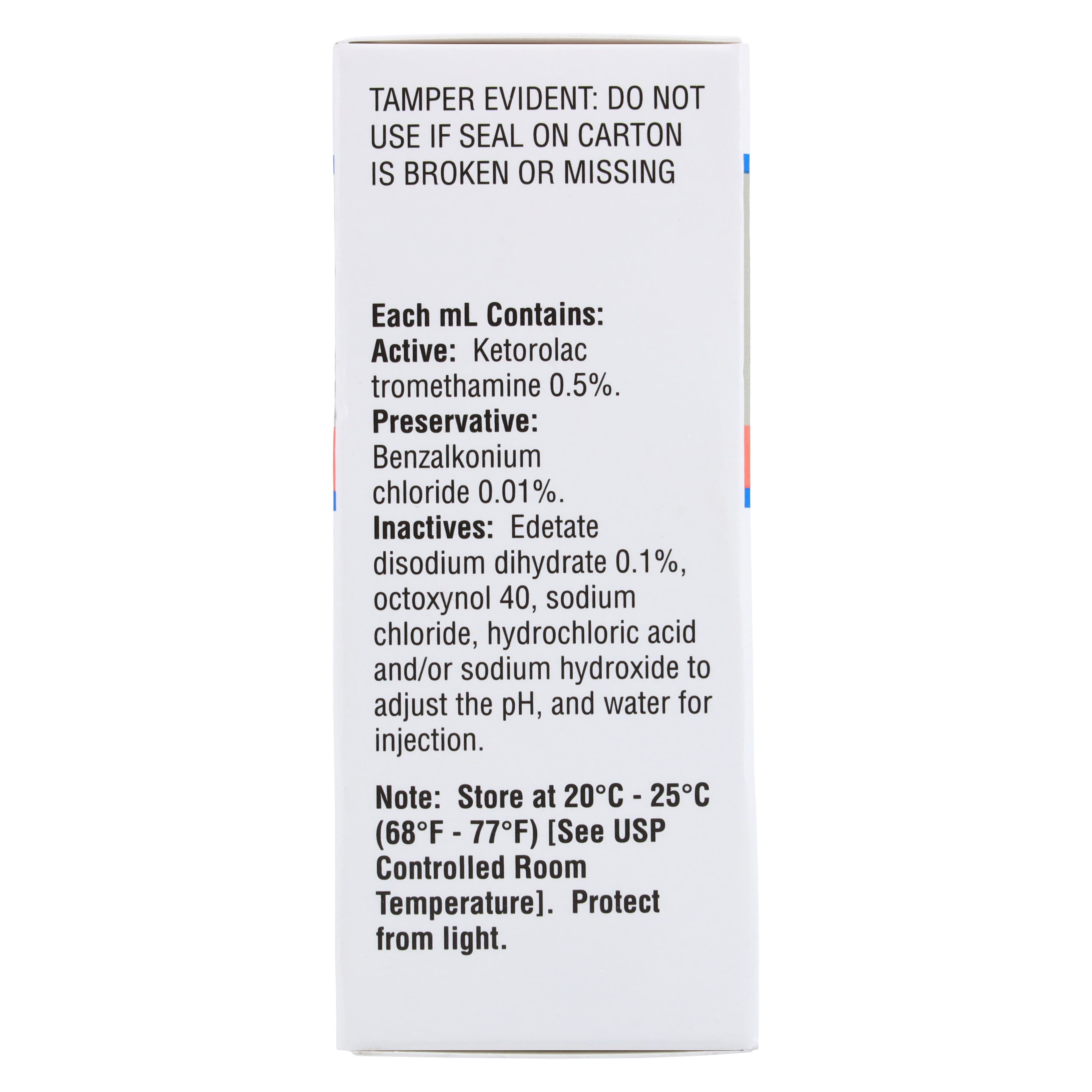 Ketorolac Ophthalmic Solution 0.5%, 10 mL Bottle, Apotex Corp thumbnail 4