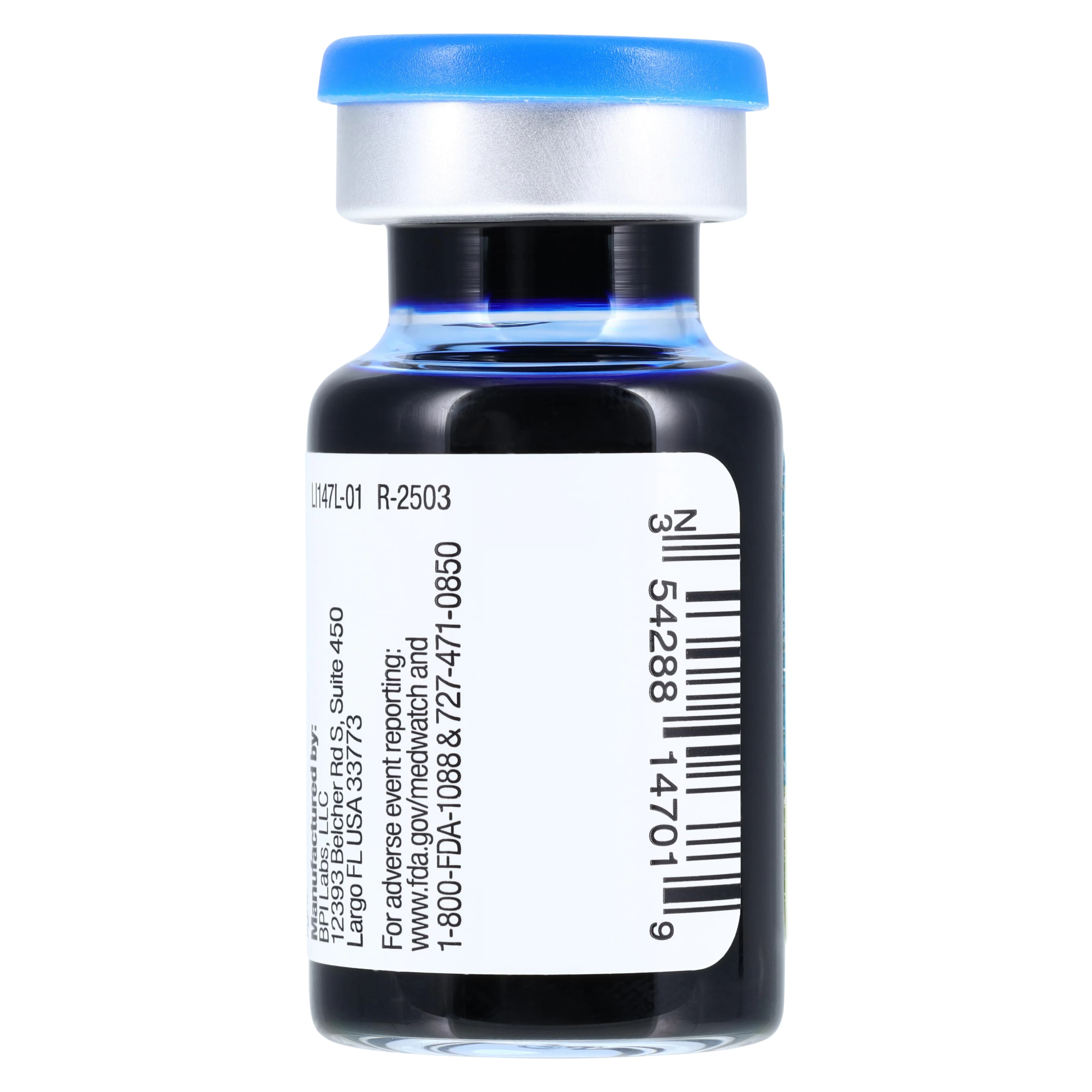 Methylene Blue Injection 1% (10 mg/mL), Single-Dose Vial, 10 mL, BPI Labs LLC thumbnail 4