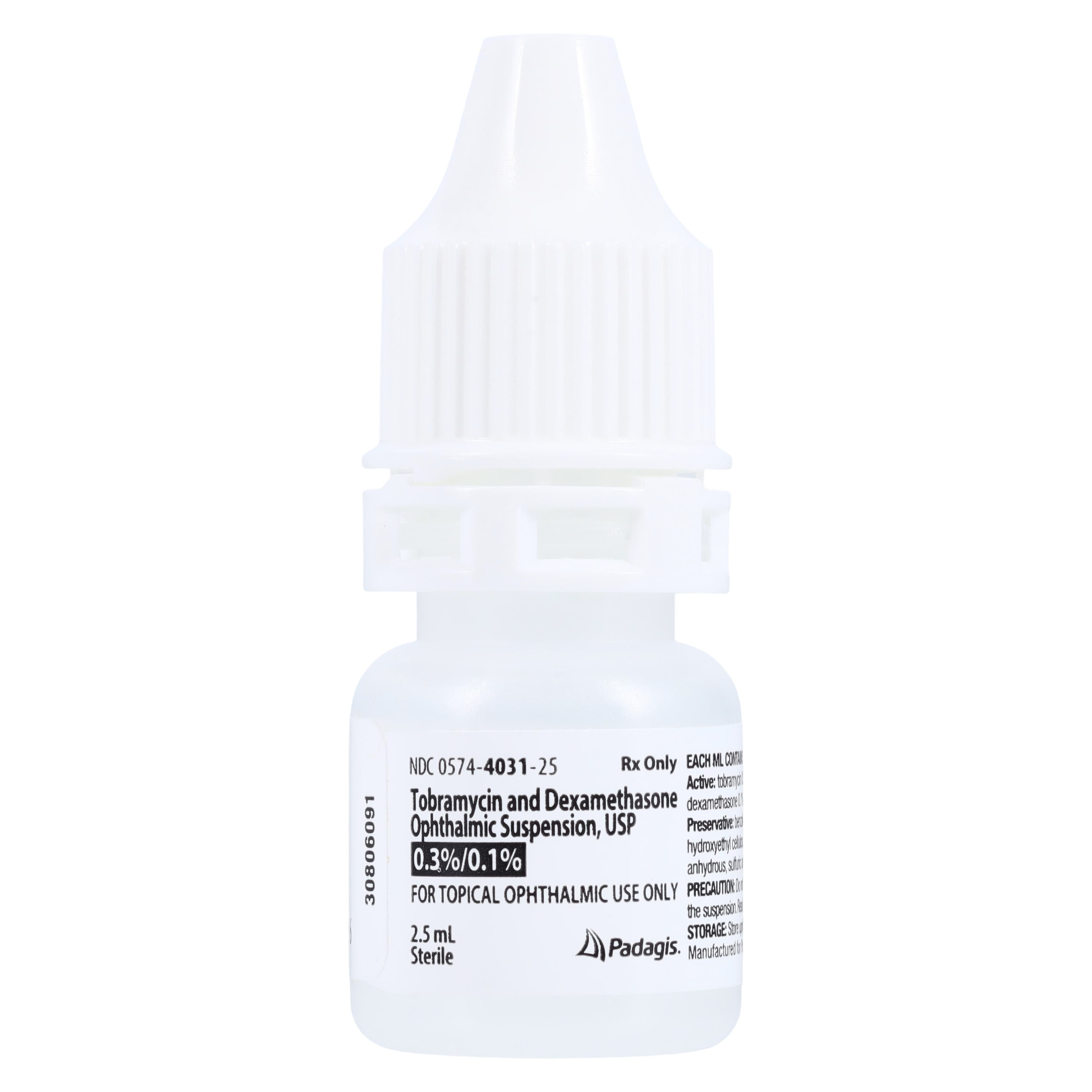 Tobramycin/Dexamethasone Ophthalmic Suspension 0.3%/0.1%, 2.5 mL Bottle thumbnail 2