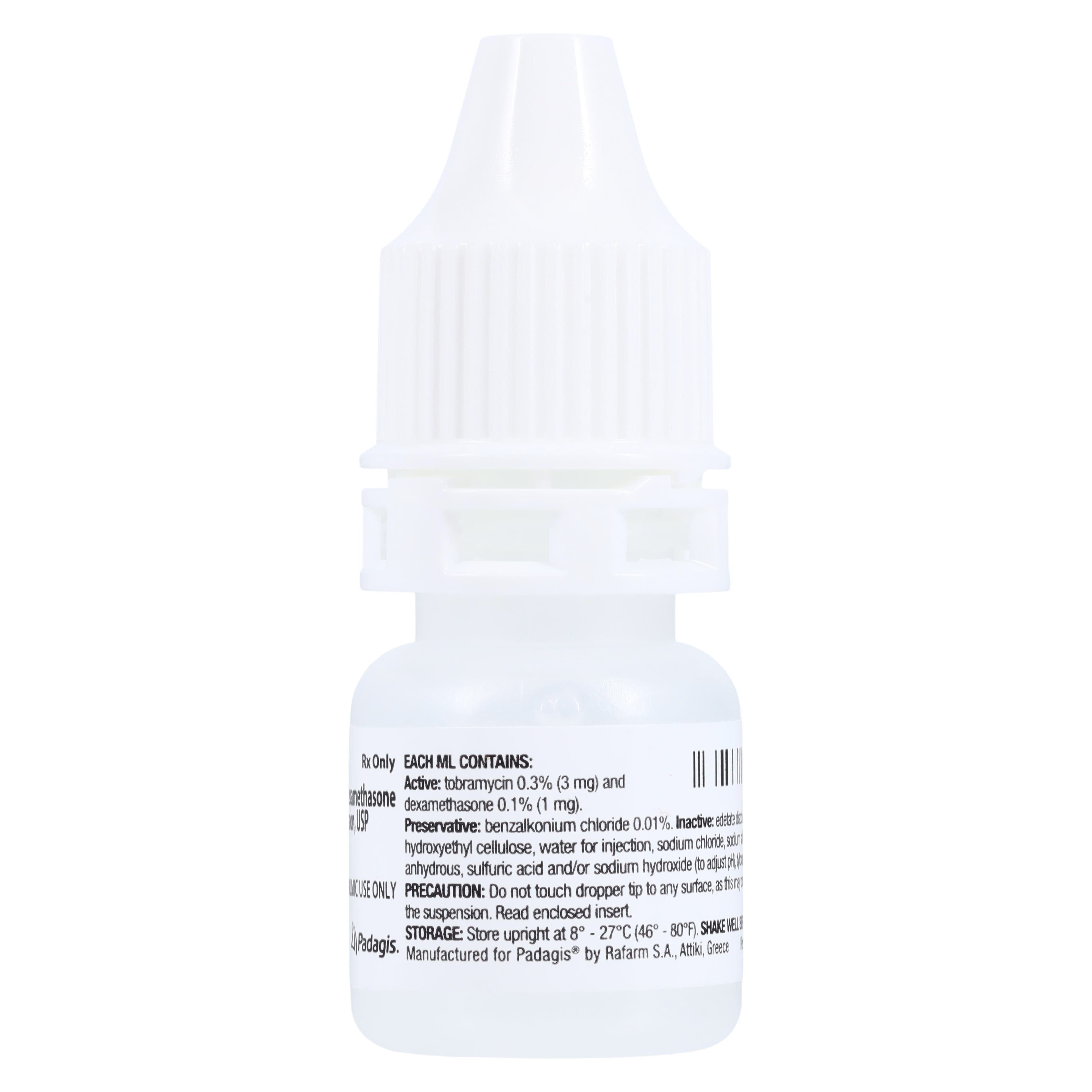 Tobramycin/Dexamethasone Ophthalmic Suspension 0.3%/0.1%, 2.5 mL Bottle thumbnail 3