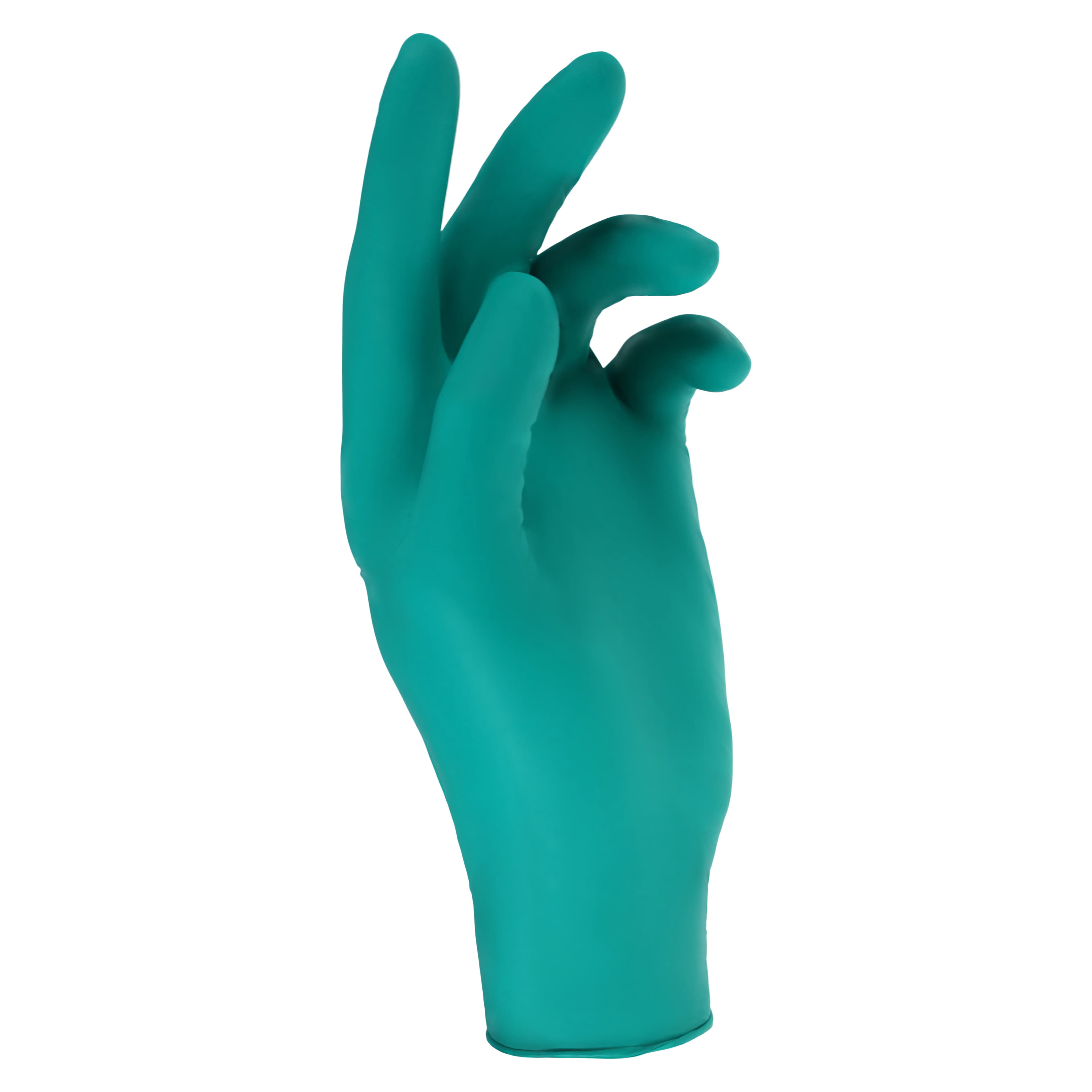 Ocean Pacific® NeoNatural™ Polychloroprene Exam Gloves, Powder Free, Non-Sterile, Medium, Emerald Green, 100/Box, 1228-C thumbnail 2