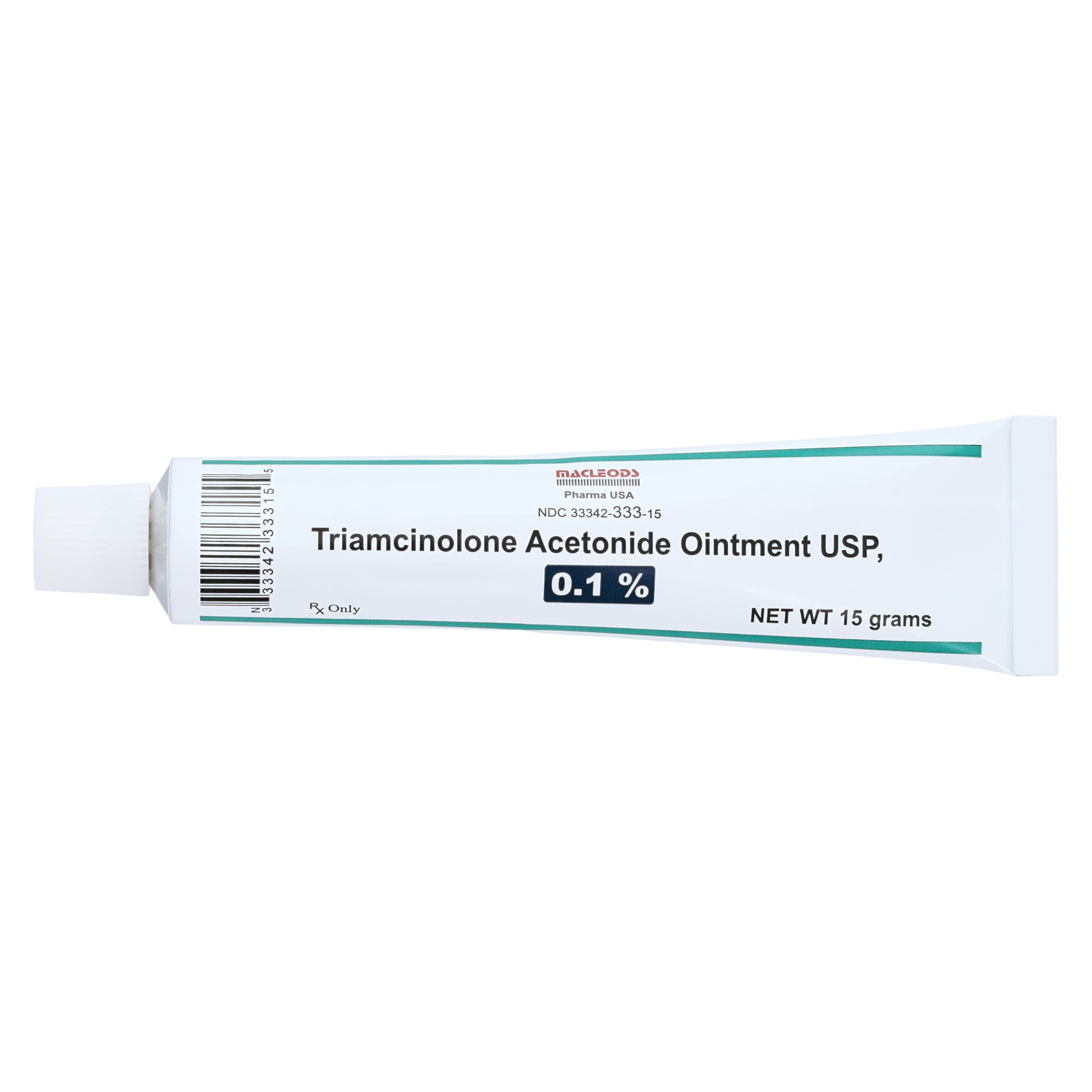 Triamcinolone Acetonide Topical Ointment 0.1%, 15g Tube thumbnail 2