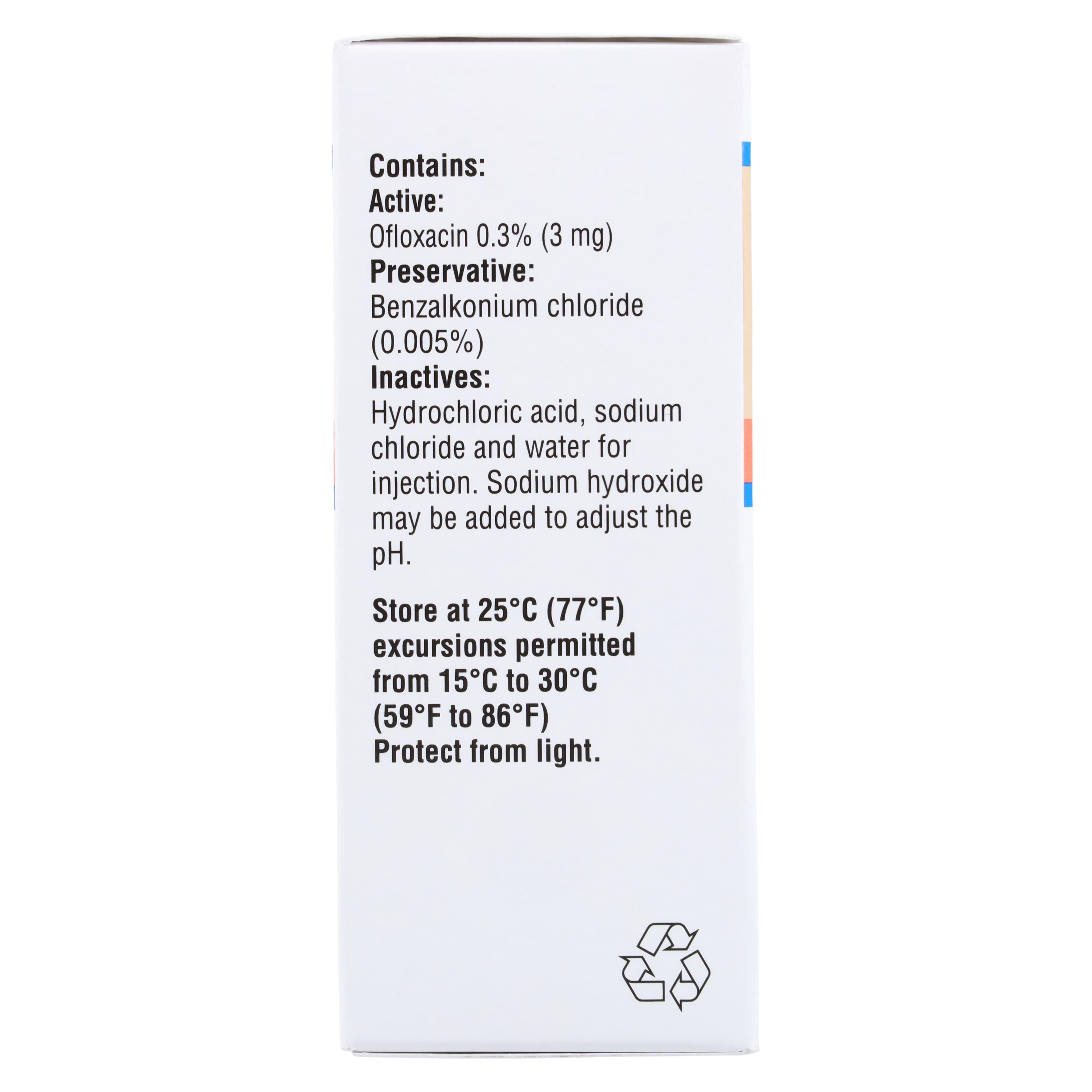 Ofloxacin Ophthalmic Solution 0.3%, 10 mL Bottle thumbnail 5