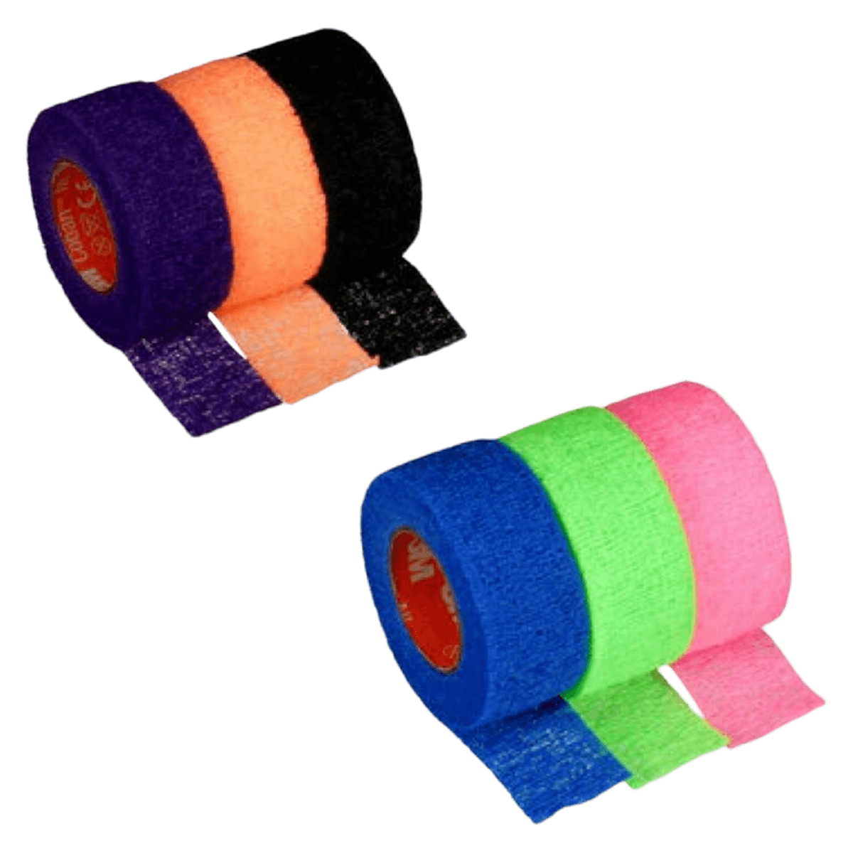 3M Coban LF Self-Adherent Wrap Bandage, 1" x 5 yd, Blue, Non-Sterile, 72/Case thumbnail 2