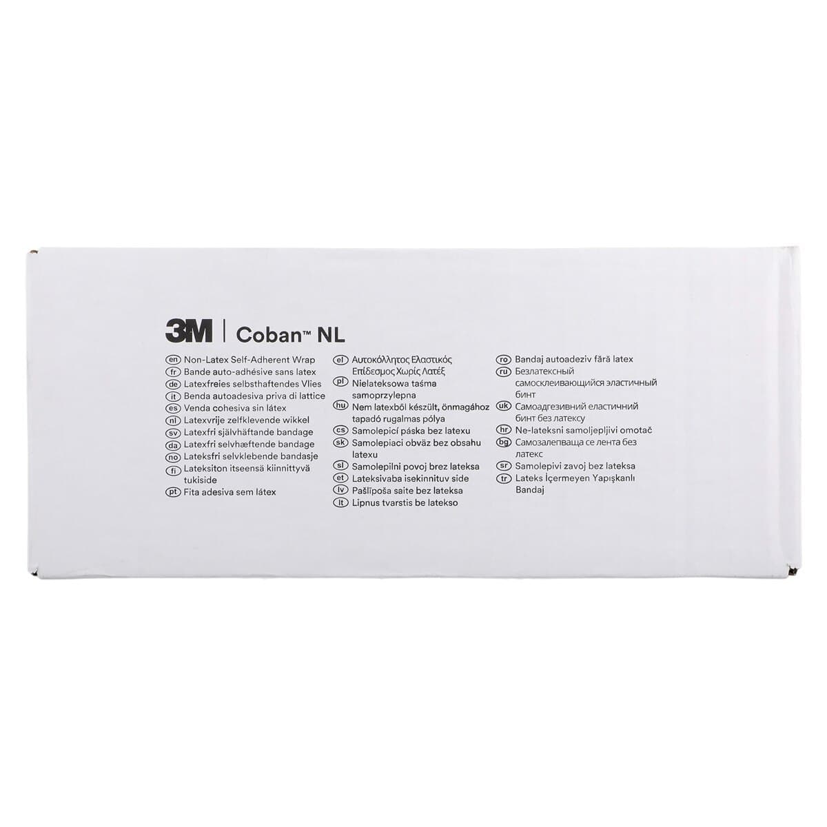 3M Coban LF Self-Adherent Wrap Bandage, 1" x 5 yd, Blue, Non-Sterile, 72/Case thumbnail 4