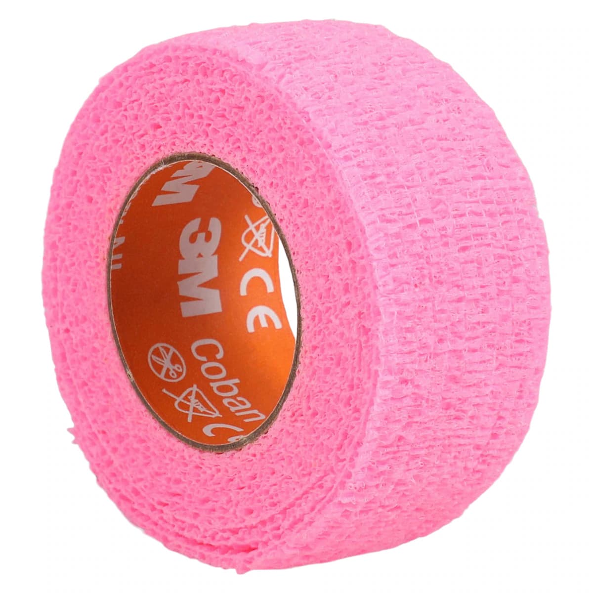 3M Coban LF Self-Adherent Wrap Bandage, 1" x 5 yd, Pink, Non-Sterile, 72/Case thumbnail 2