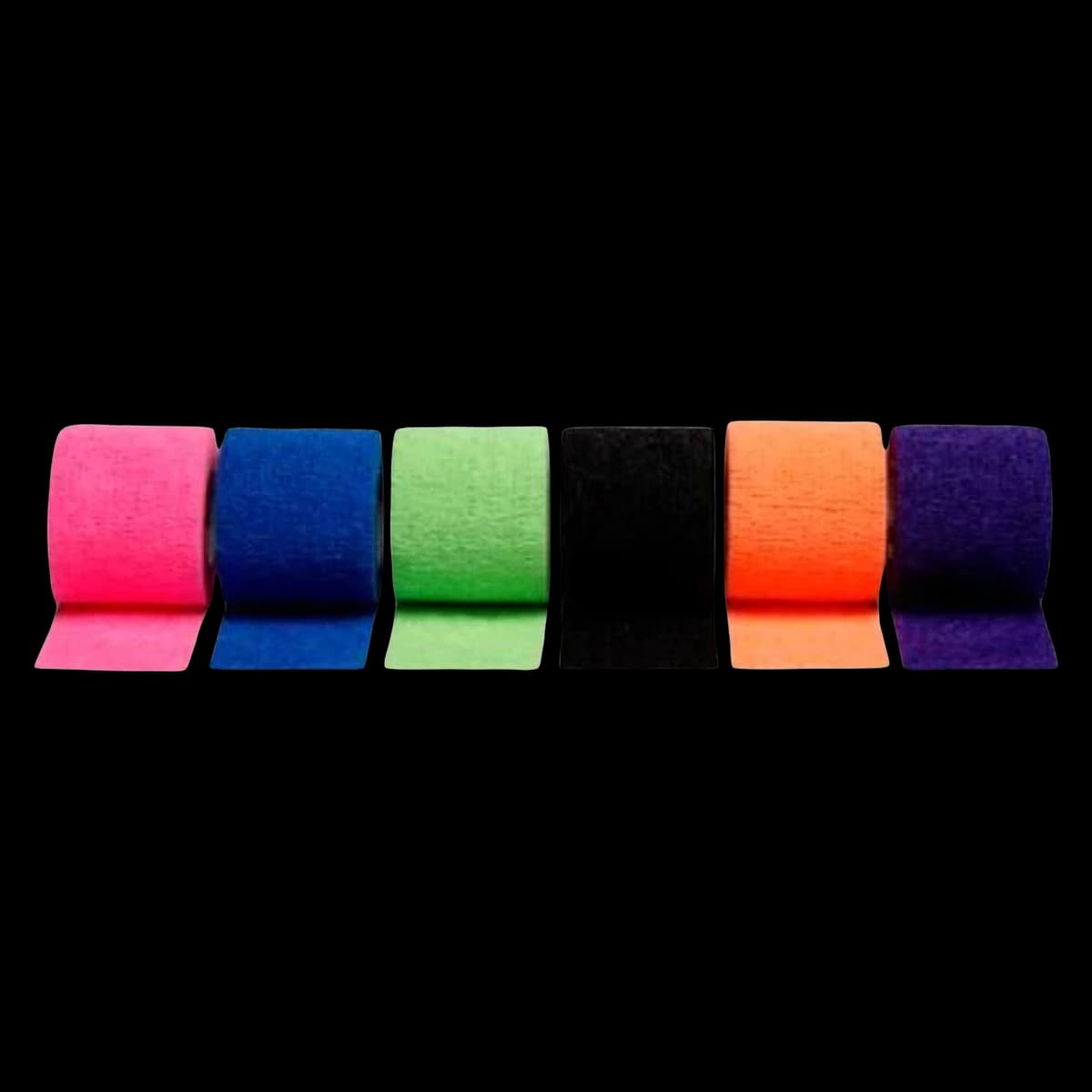 3M Coban LF Self-Adherent Wrap Bandage, 1.5" x 5 yd, Blue, Non-Sterile, 48/Case - Wrap Coban LF NS Blue - Image 1