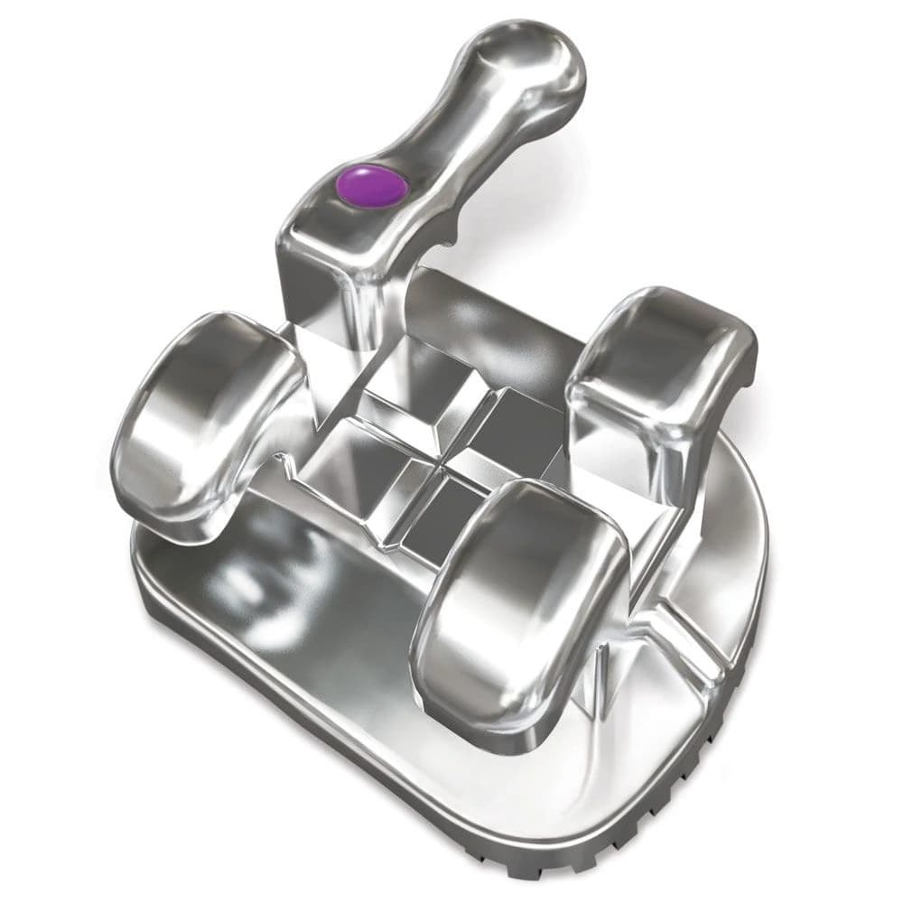 Pinnacle 022 MBT Orthodontic Bracket Kit, 5x5, Upper/Lower, Hooks on 3, OS Pad, 1 Patient Kit - Pinnacle 022 MC(0T) U/L 5x5 Hk - Image 1