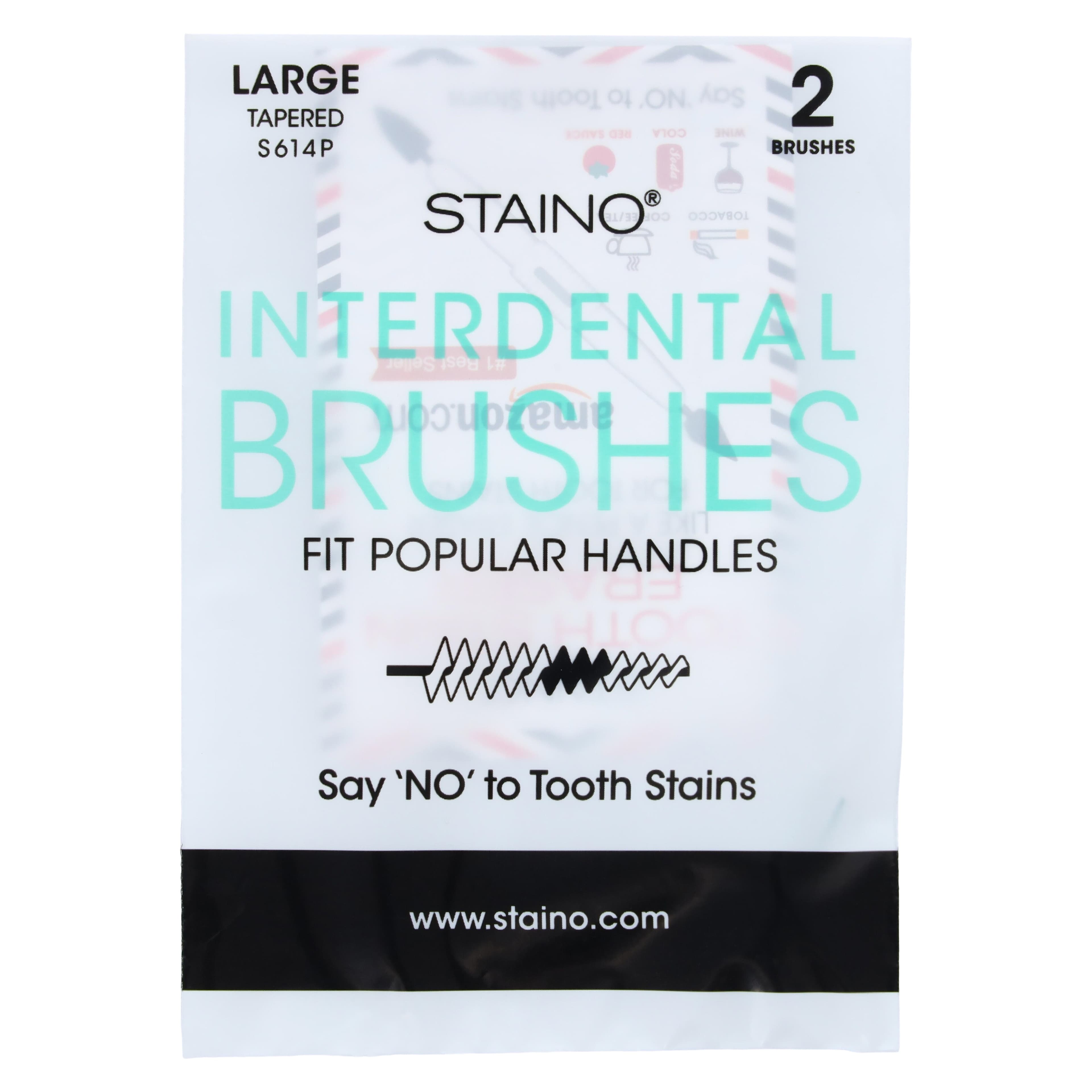 StaiNo® Interdental Brush Refills, Tapered, Jumbo, 2.7-6.3 mm, Straight, 36/Box, S614P thumbnail 4