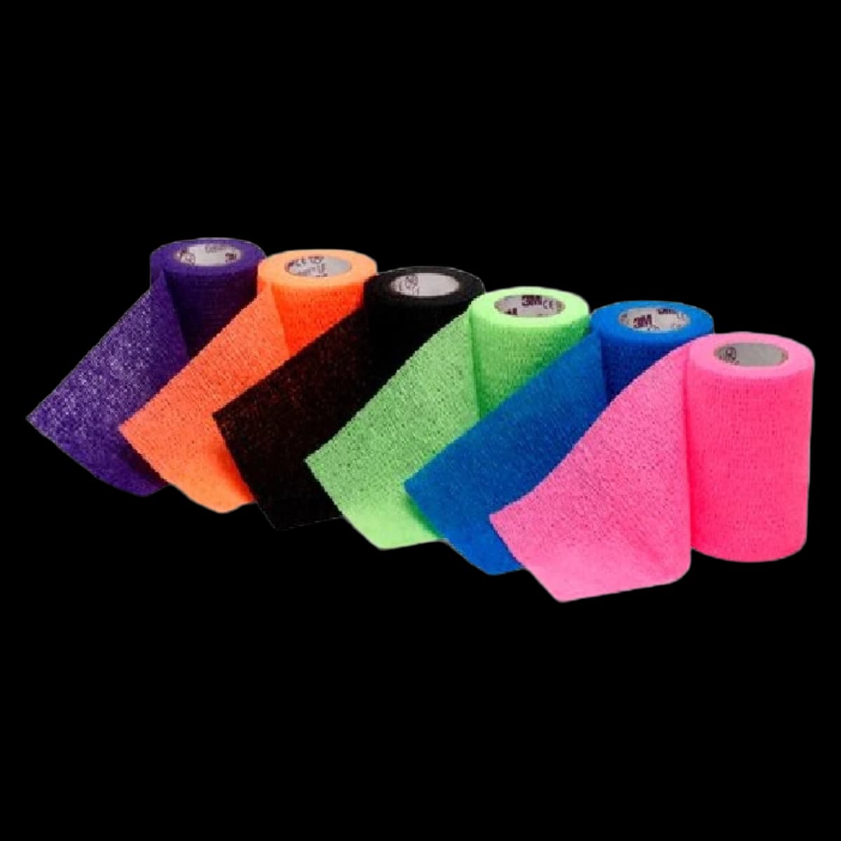 3M Coban LF Self-Adherent Wrap, 4" x 5 yd, Orange, Non-Sterile, 18/Case - Wrap Coban LF NS Orange - Image 1
