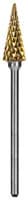 Dedeco Goldies Carbide Bur, HP, Coarse Cut, #82-T/XC, 3/32" Shank, 1/Pk - Goldies Carbide Burs, HP, Regular Coarse Cut, # 82-T/XC, 3/32", 1/Pk - Image 1