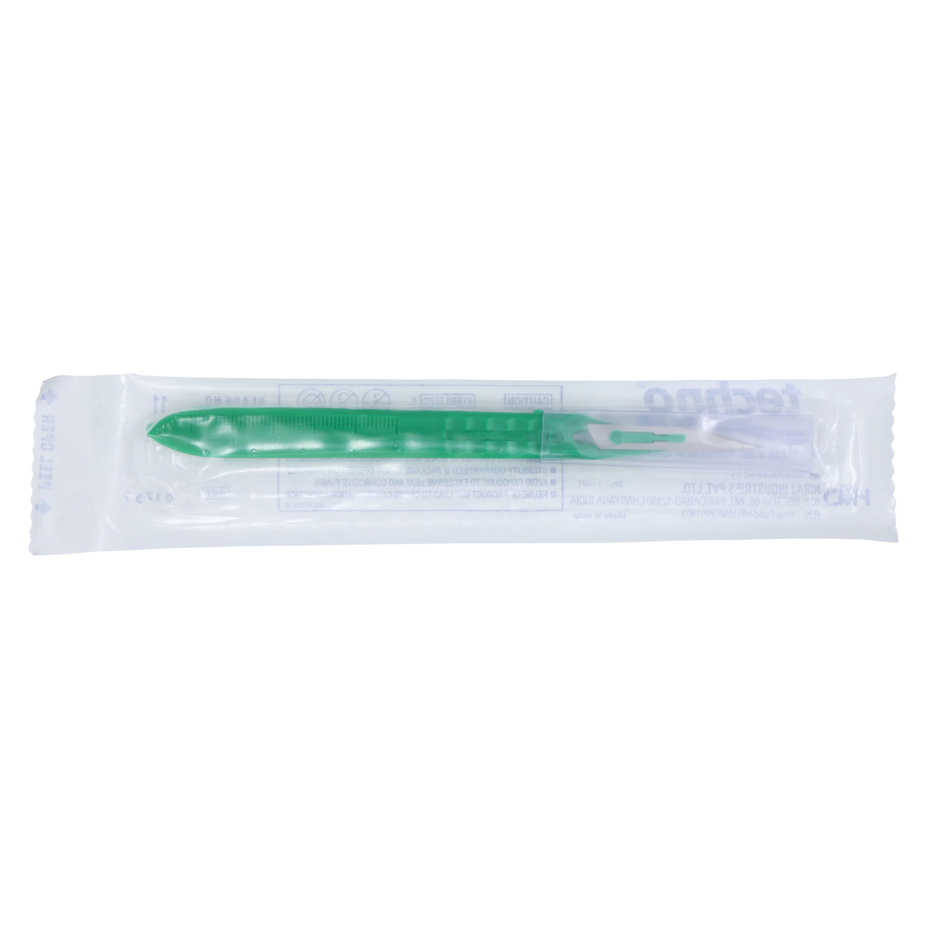 Myco Medical Technocut Disposable Scalpel, Size 11, Sterile, Stainless Steel, 10/Box, 6008T-11 thumbnail 2