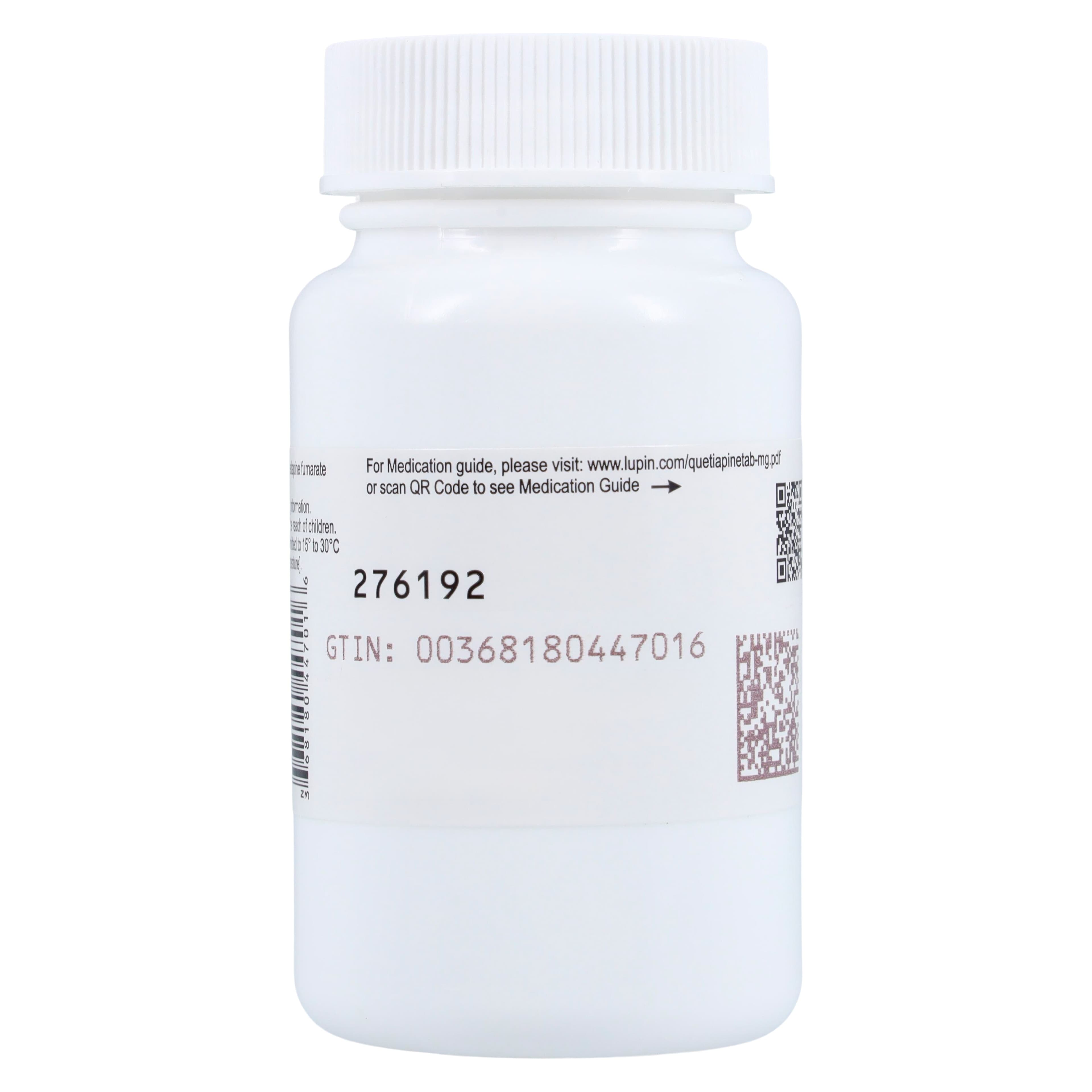 Quetiapine Fumarate Tablets 100mg, 100 Count Bottle (Lupin Pharmaceuticals) thumbnail 3