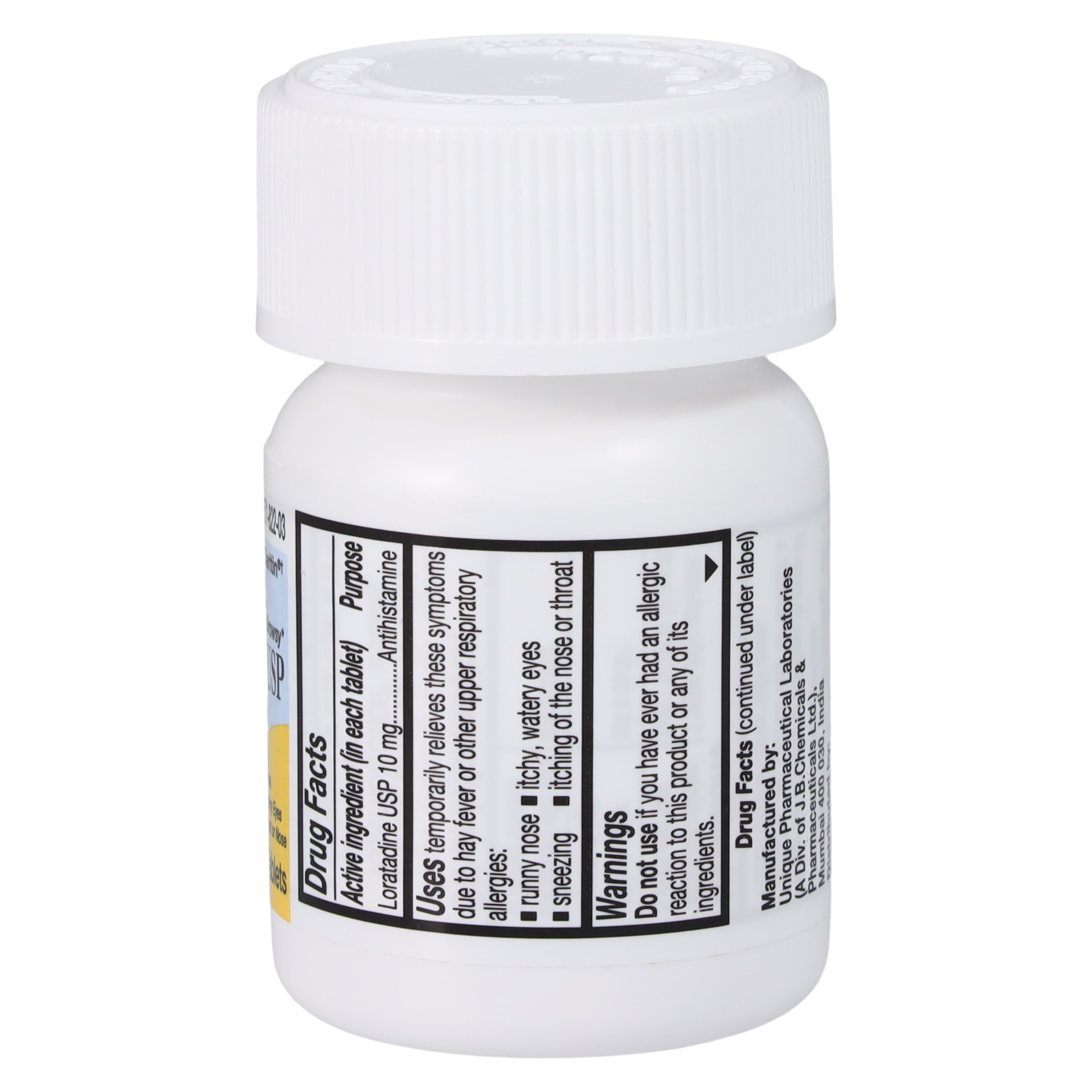 Loratadine Tablets OTC, 10mg, 30/Bottle, Rising Pharmaceuticals thumbnail 2