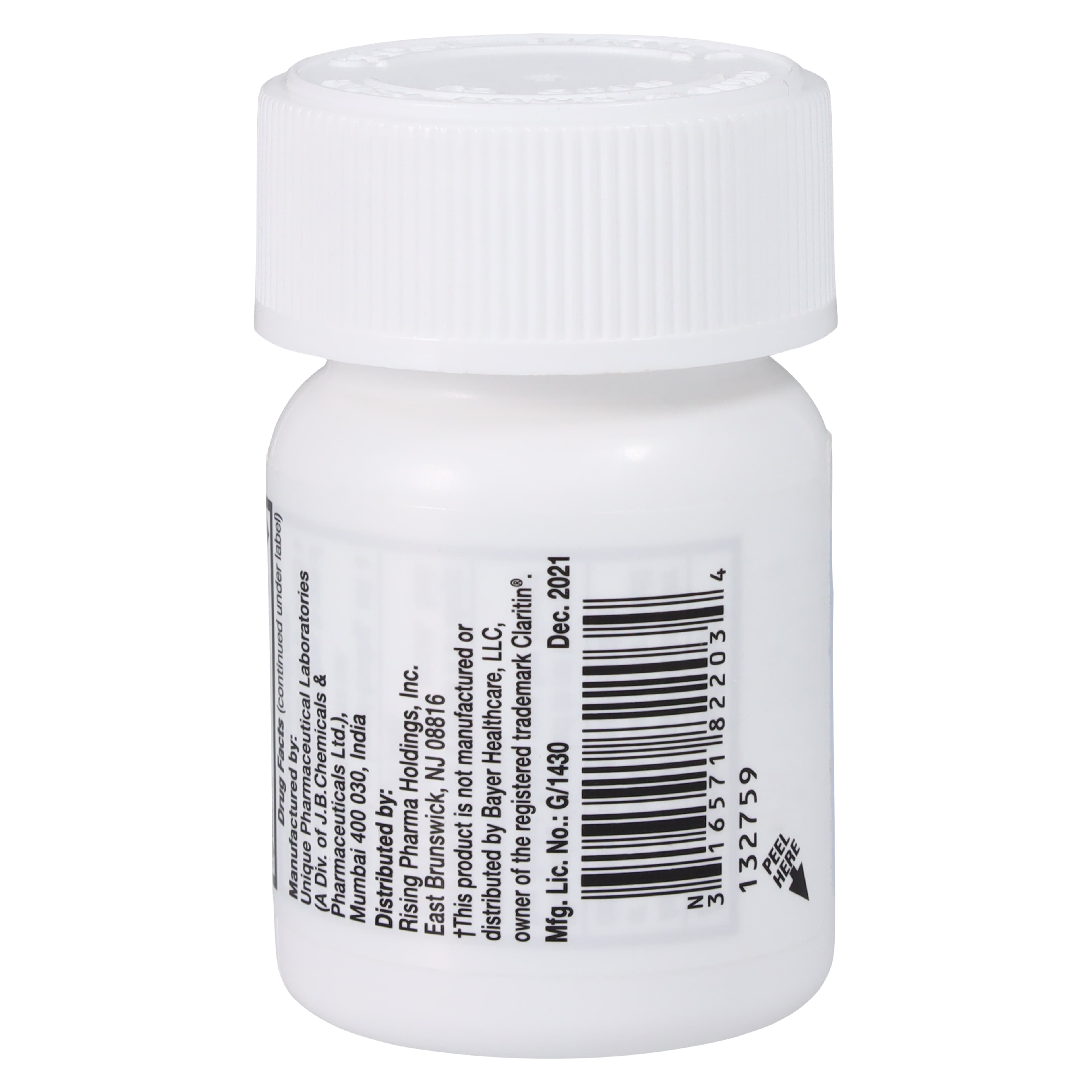 Loratadine Tablets OTC, 10mg, 30/Bottle, Rising Pharmaceuticals thumbnail 3