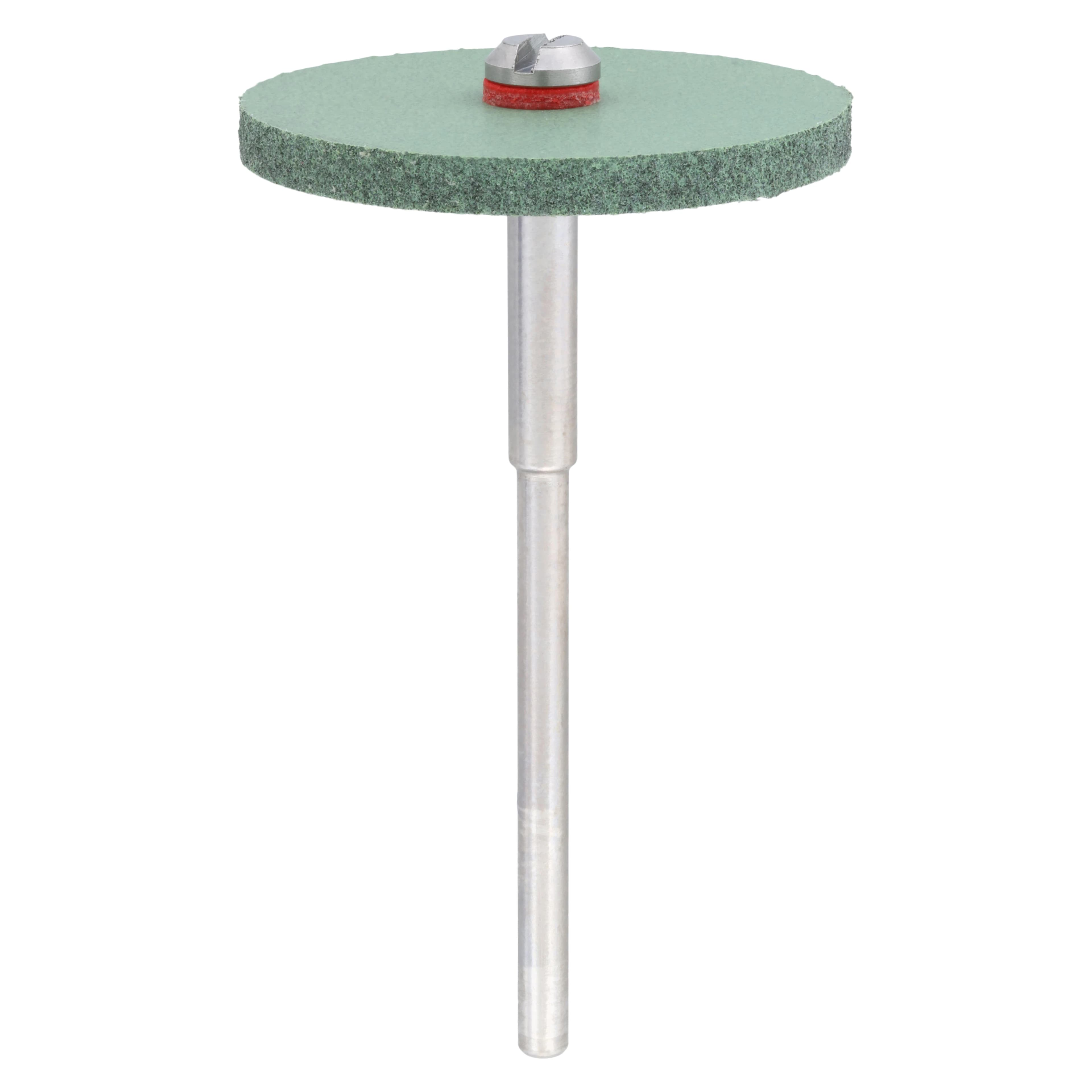 Dedeco Hi-Glaze Diamond-Filled Silicone Porcelain Polisher, Coarse, Green, 1" Wheel, 3/32" (2.35mm) HP Shank, 1/Each thumbnail 2