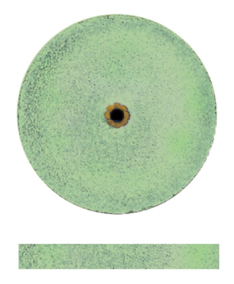 Dedeco Koolies No Heat Grinding Wheels, Green #2, Fine Silicon Carbide, 1" x 1/8", 50/Bx thumbnail 4