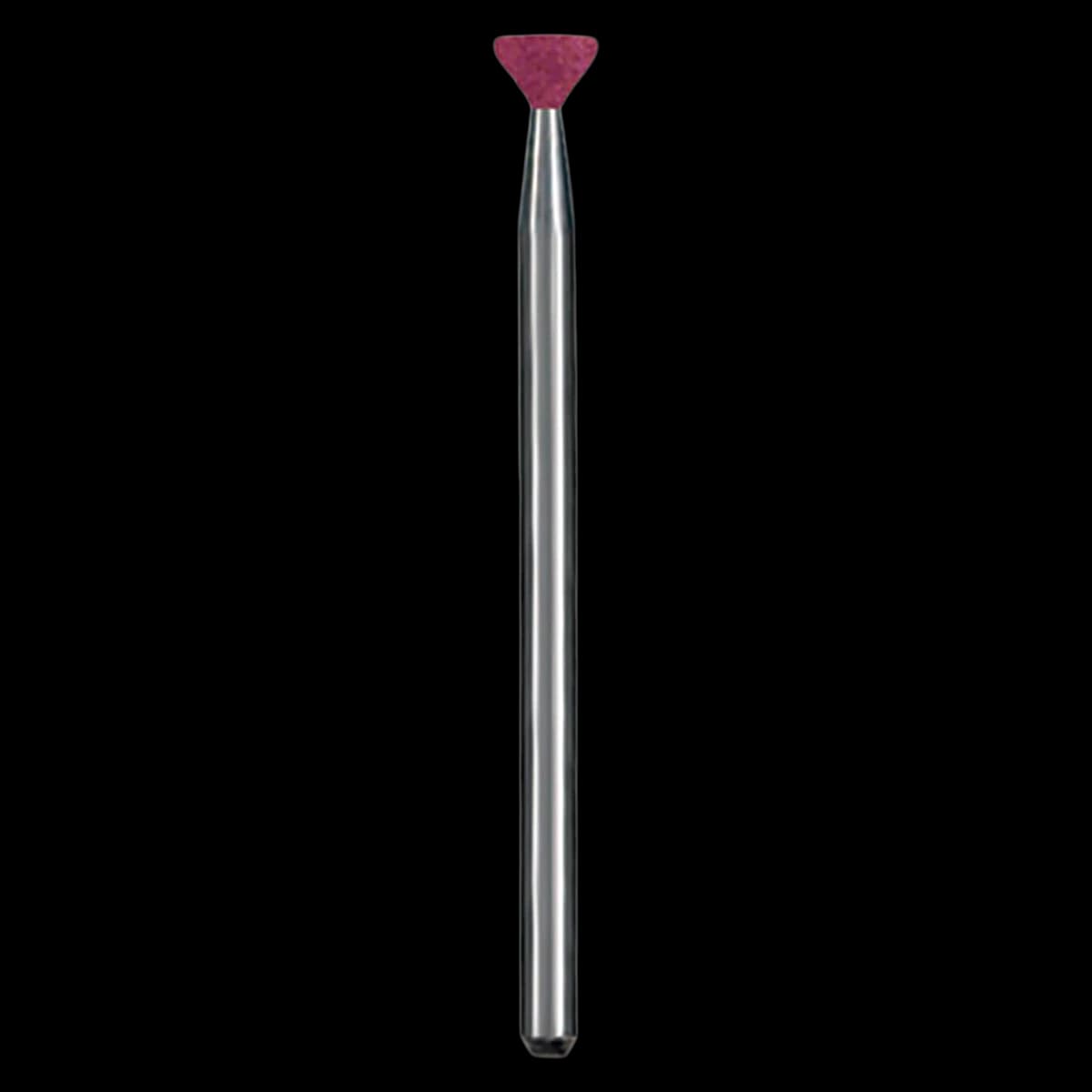 Dedeco A/O Rubi Stone HP, Shape 128 (IC3), Aluminum Oxide, 3/32" Shank, 12/Box - #IC3-128 A/O Rubi Stone HP Box of 12 - Image 1
