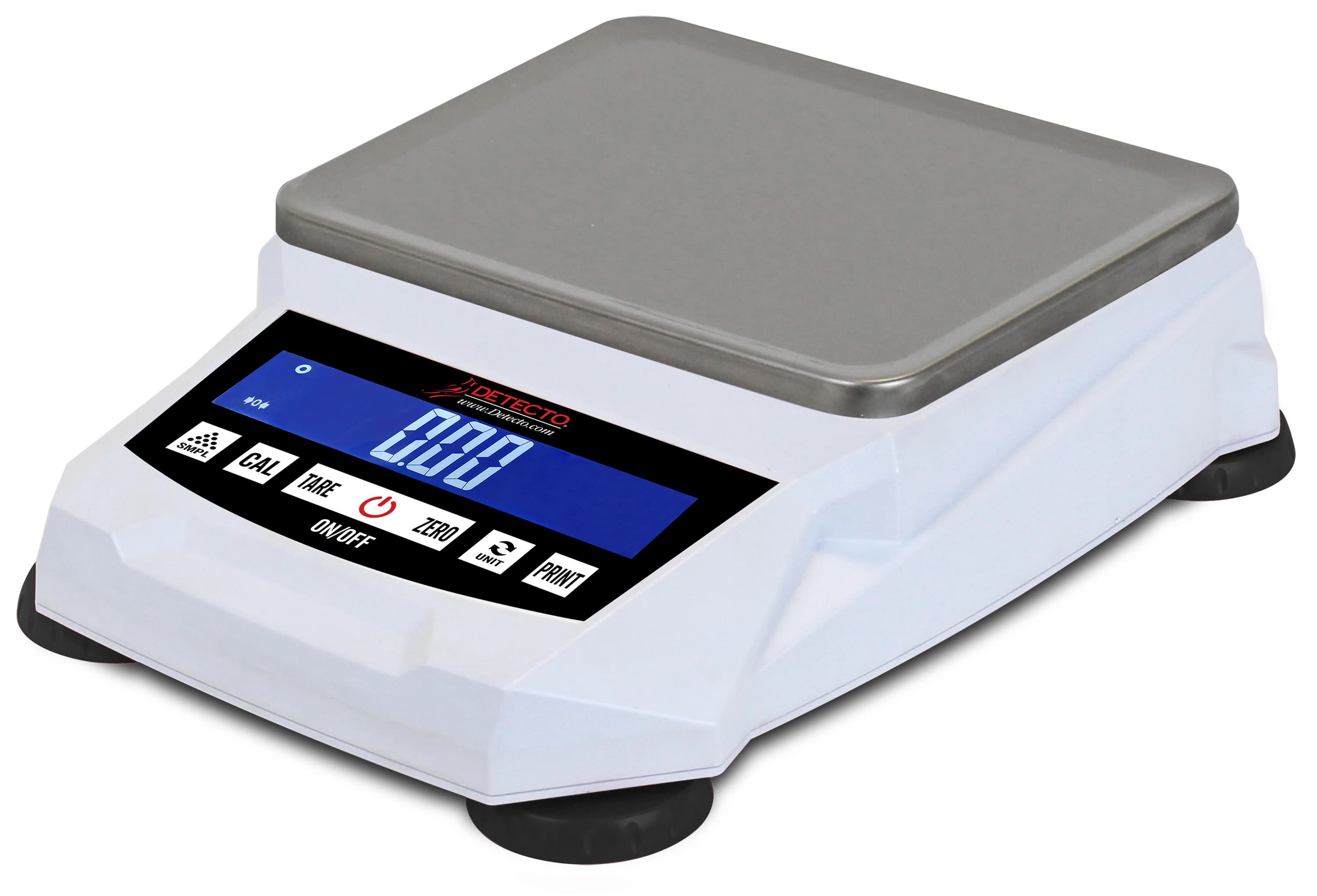 Detecto Digital Scale, 3000g Capacity, Backlit LCD Display, Each - Scale Digital Cap 3000g - Image 1
