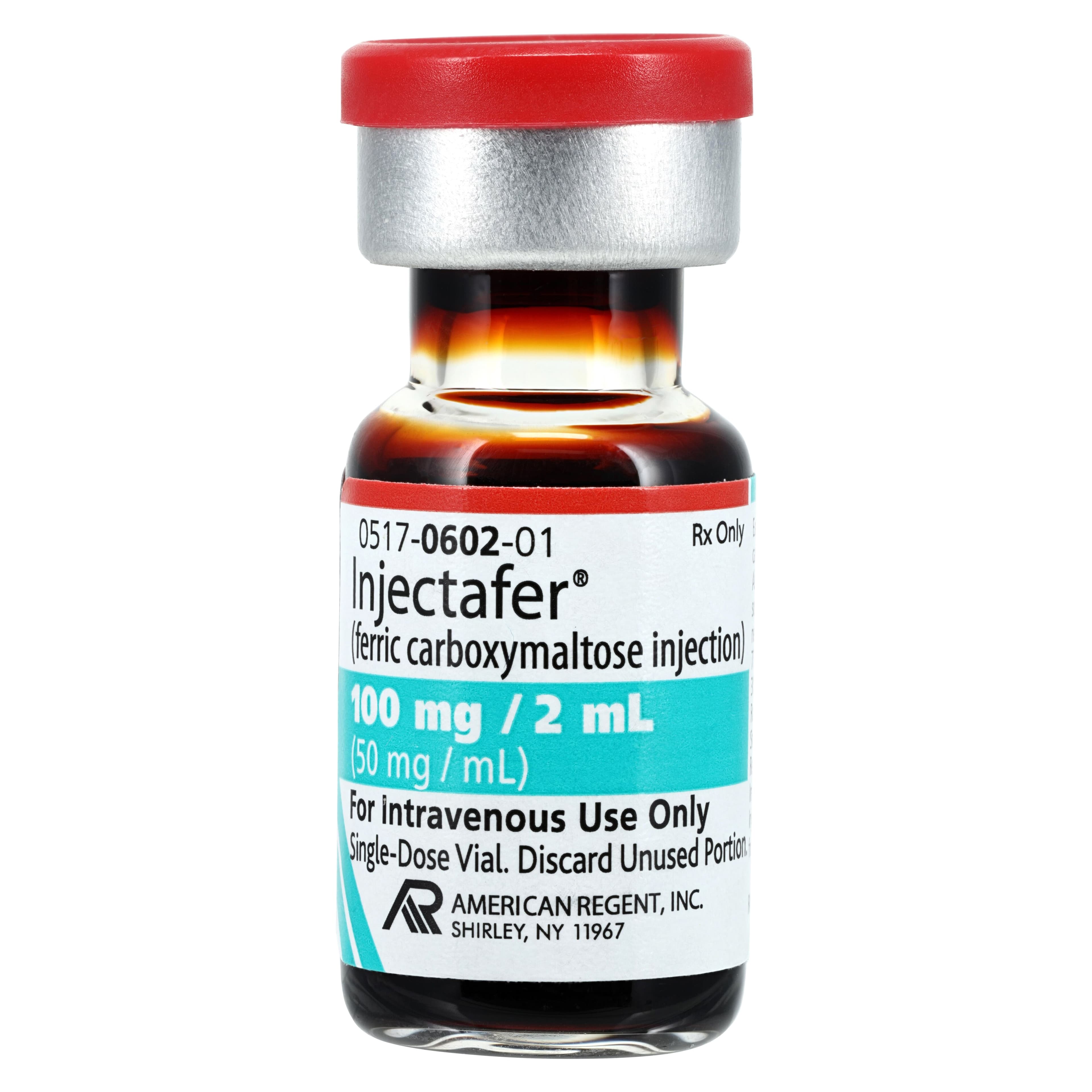 Injectafer (Ferric Carboxymaltose) Injection, 50 mg/mL, Single-Dose Vial, 2 mL Each thumbnail 2