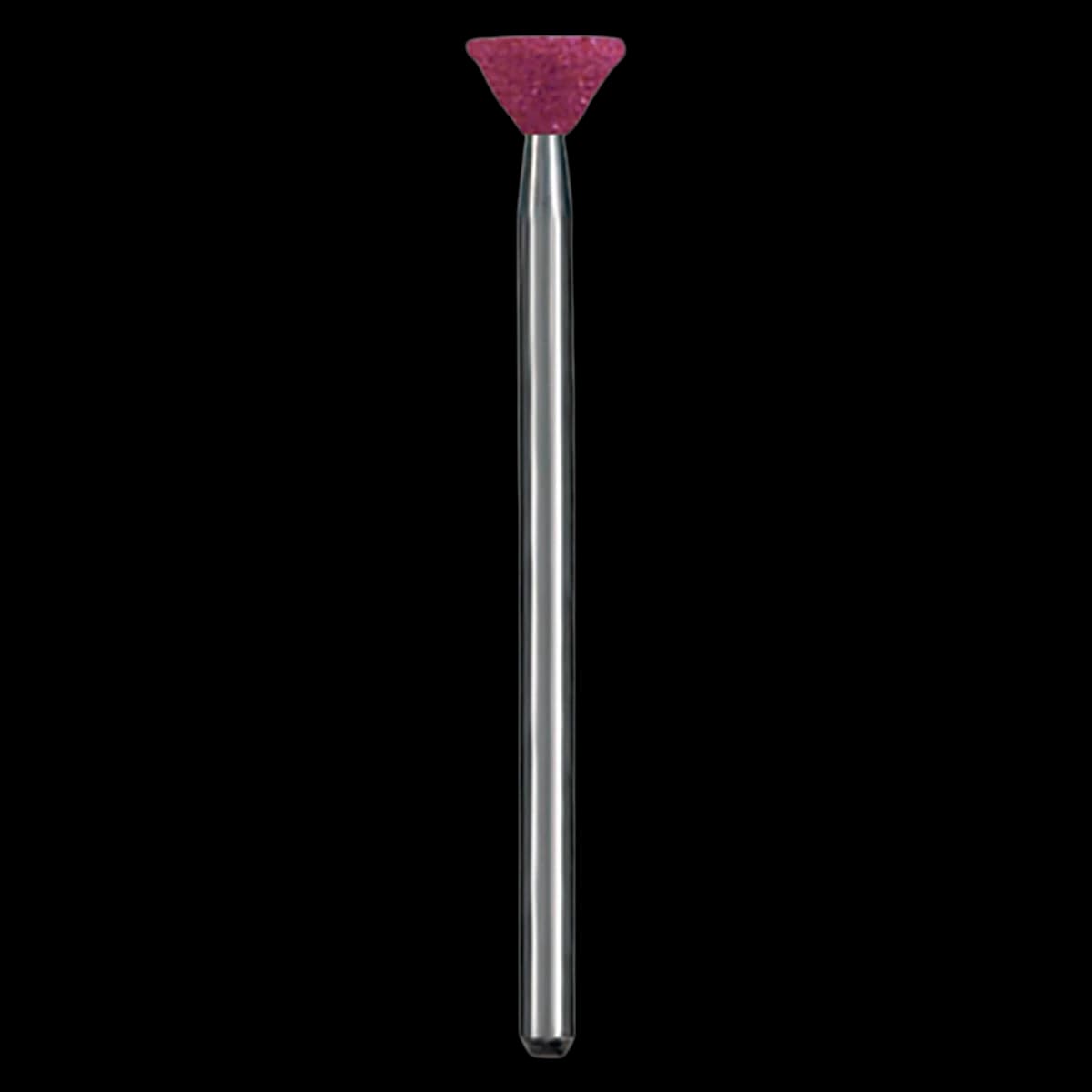 Dedeco A/O Rubi Stone HP, Shape 129 (IC5), Aluminum Oxide, 3/32" Shank, 12/Box - #IC5-129 A/O Rubi Stone HP Box of 12 - Image 1