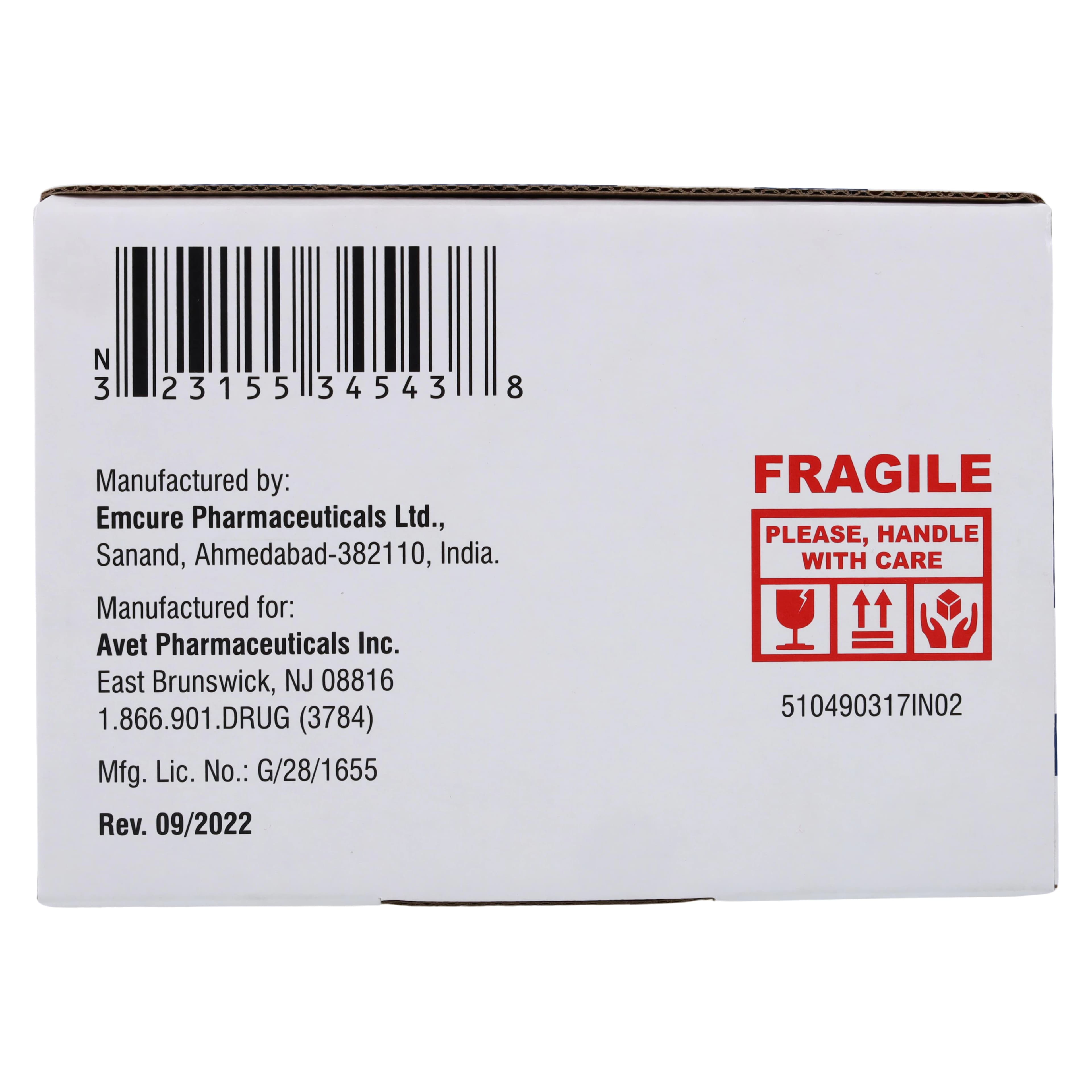 Propofol Injectable Emulsion, USP 10 mg/ml, 100 ml Single Dose Vial, 10/Package thumbnail 6