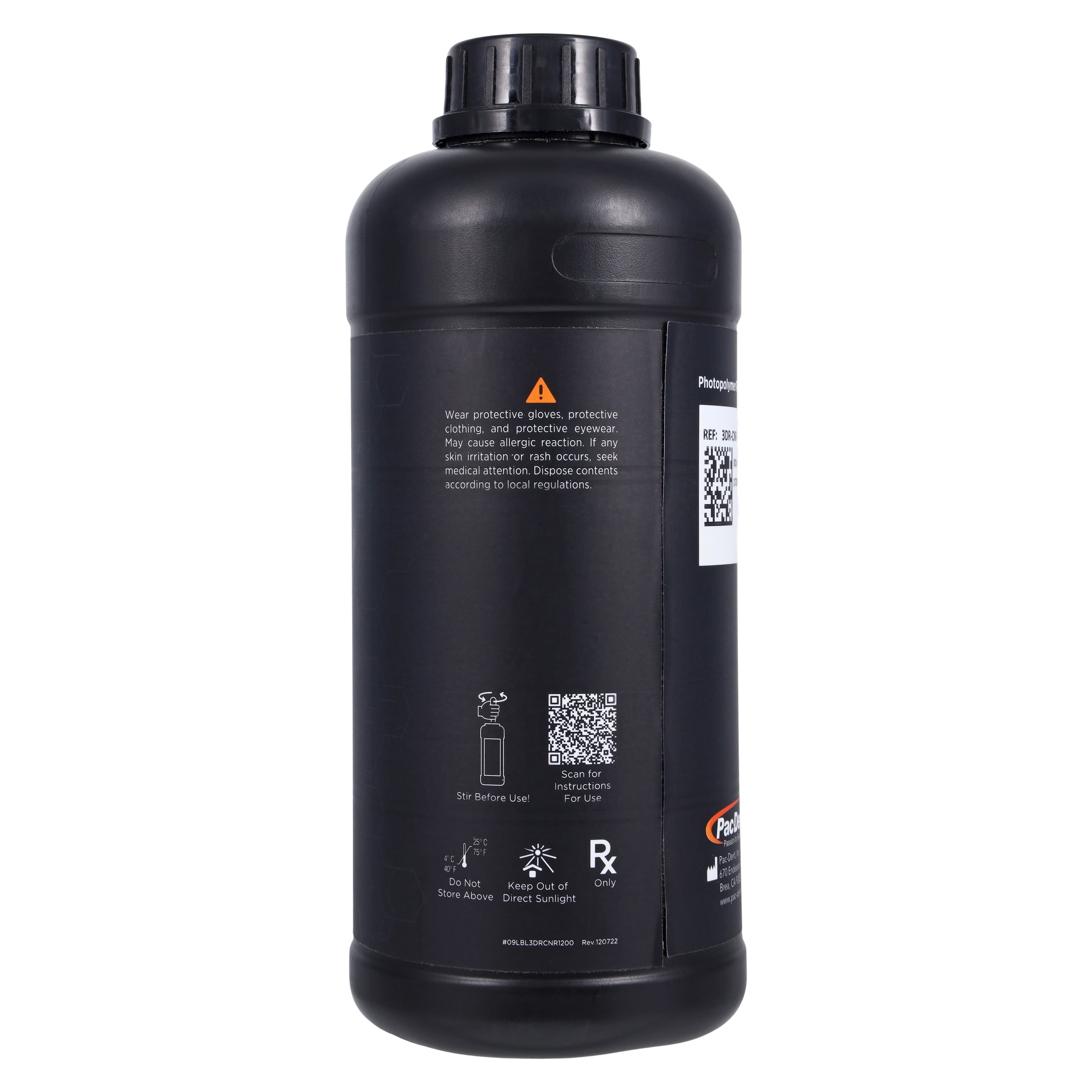 Rodin Sculpture Ceramic Nanohybrid 3D Resin, Shade OM3 (Bleach), 1.2 kg Bottle, 3DR-CNR-BL-1200 thumbnail 2
