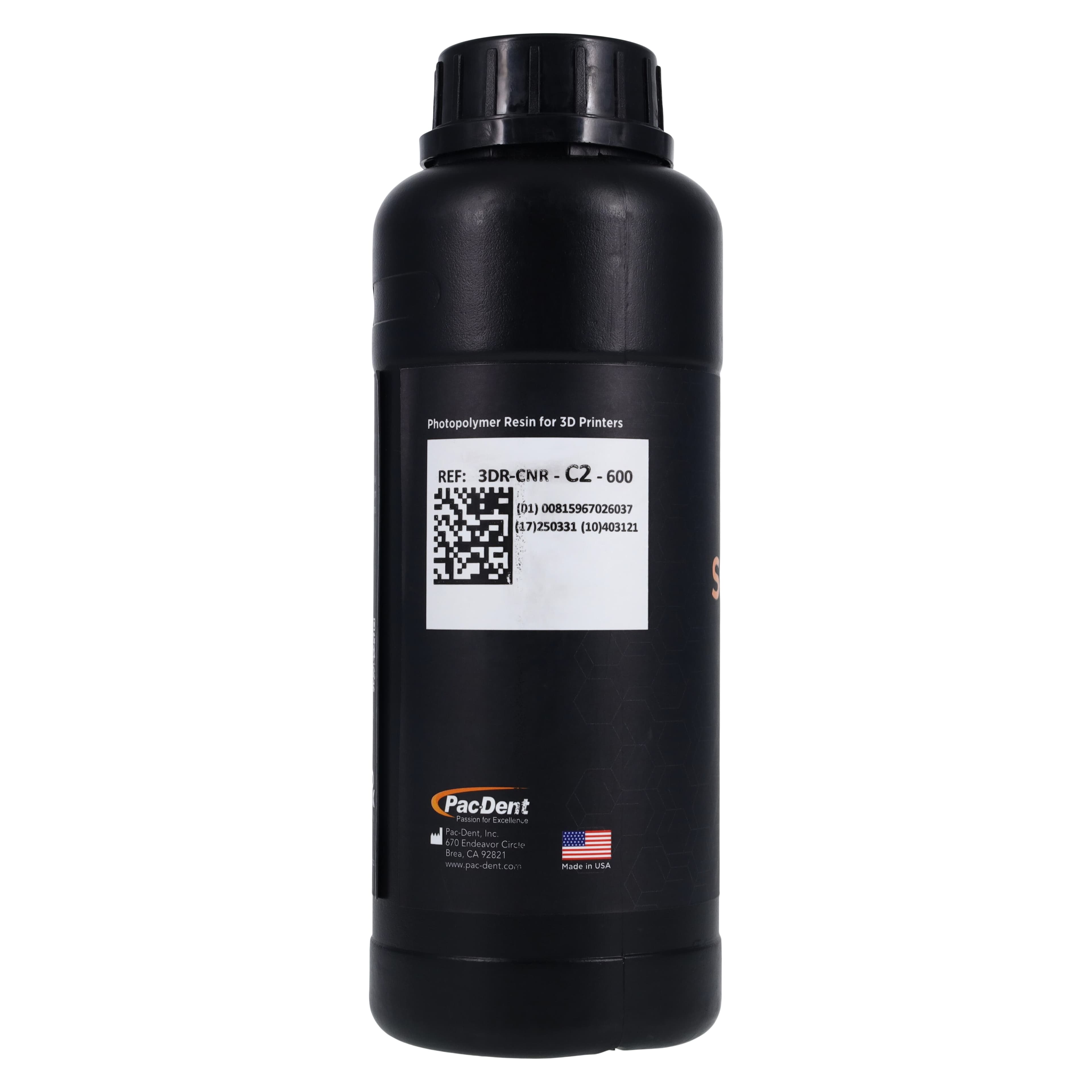Rodin Sculpture Ceramic Nanohybrid 3D Resin, Shade C2, 600g Bottle, 1/Bx, #3DR-CNR-C2-600 thumbnail 3