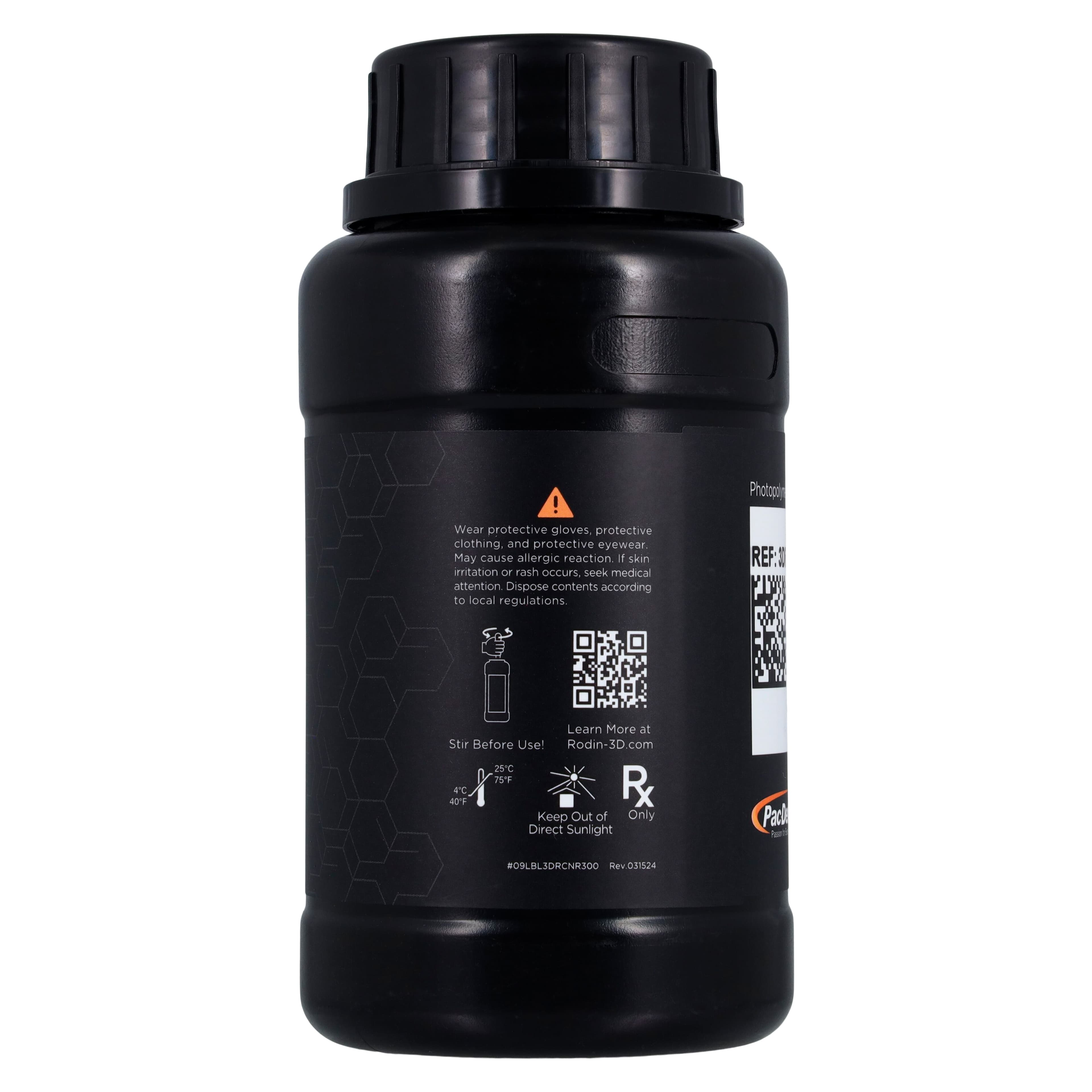 Pac-Dent Rodin Sculpture Ceramic Nanohybrid 3D Printing Resin, Shade A1, 300 g Bottle, 3DR-CNR-A1-300 thumbnail 4
