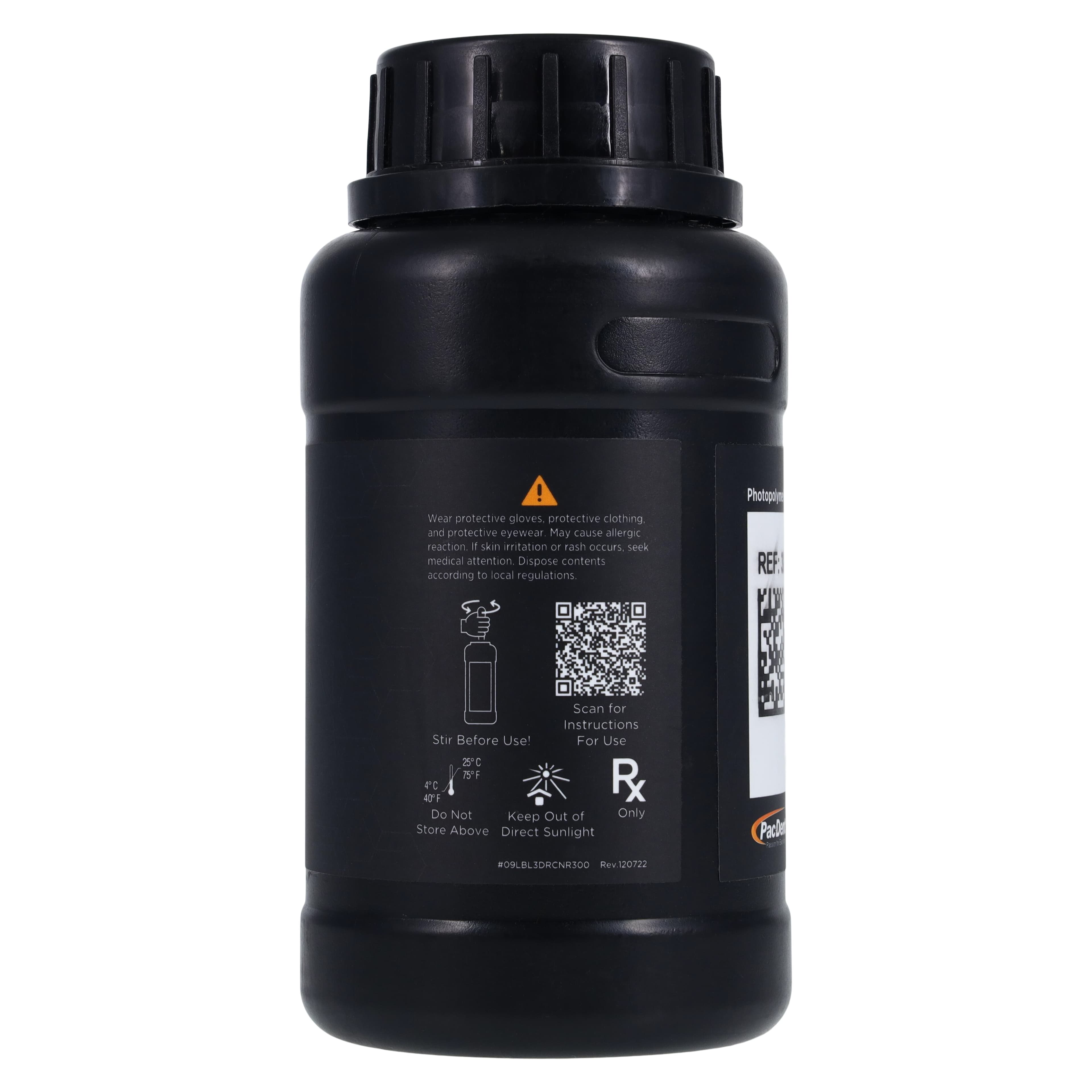 Rodin Sculpture Ceramic Nanohybrid 3D Printing Resin, Shade A3, 300g Bottle, 3DR-CNR-A3-300 thumbnail 2