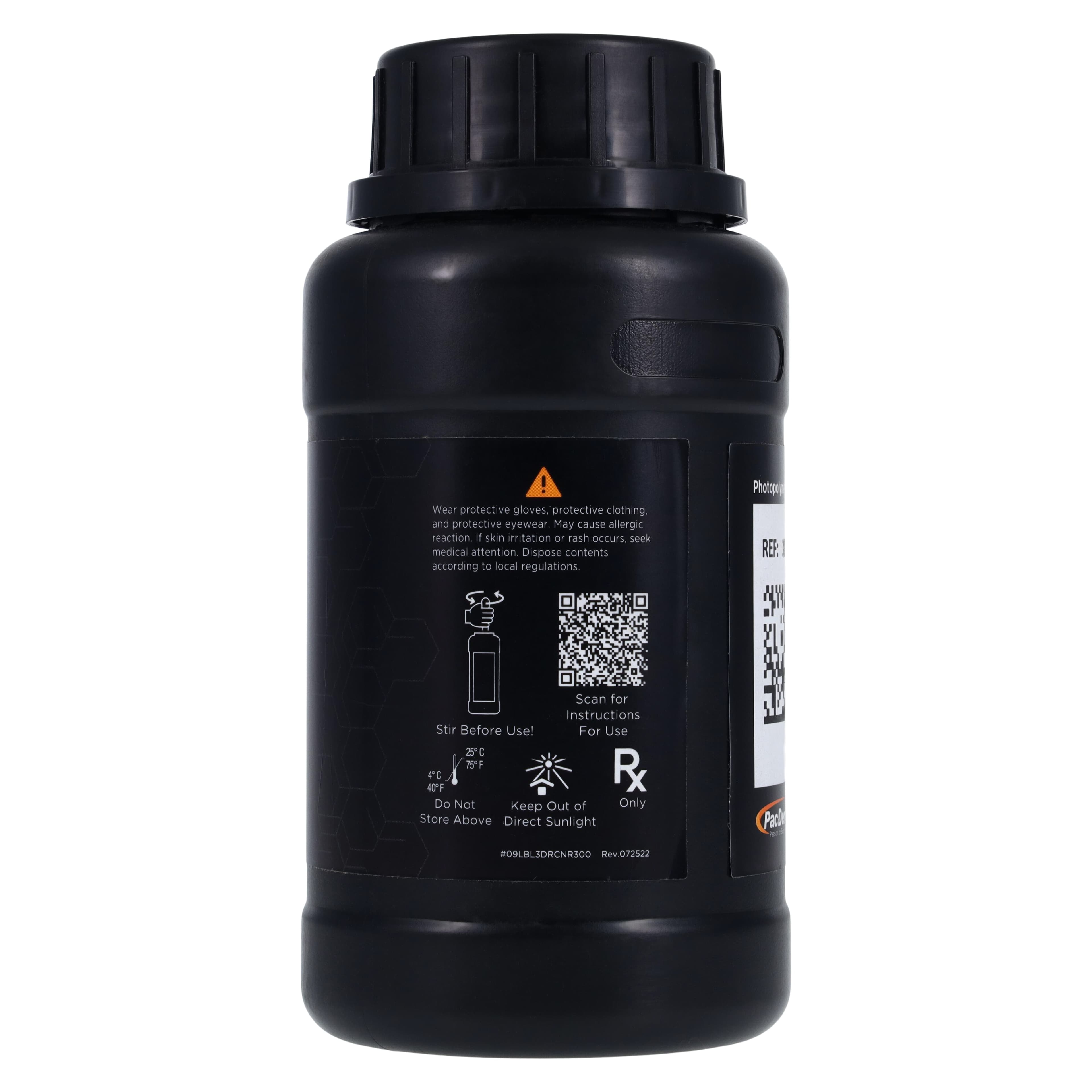Rodin Sculpture Ceramic Nanohybrid 3D Resin, Shade 0M3 (Bleach), 300g Bottle, 3DR-CNR-BL-300 thumbnail 2