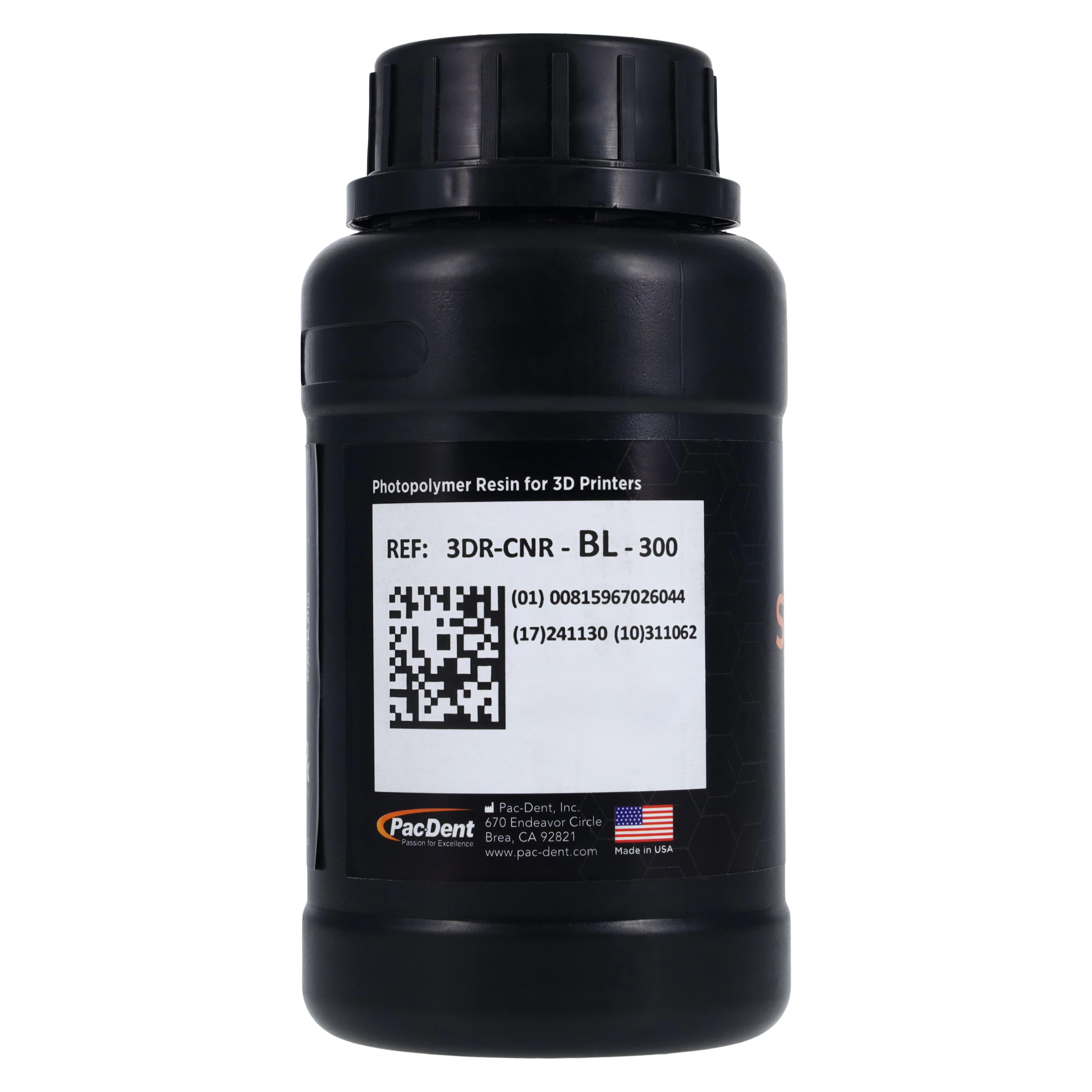 Rodin Sculpture Ceramic Nanohybrid 3D Resin, Shade 0M3 (Bleach), 300g Bottle, 3DR-CNR-BL-300 thumbnail 3