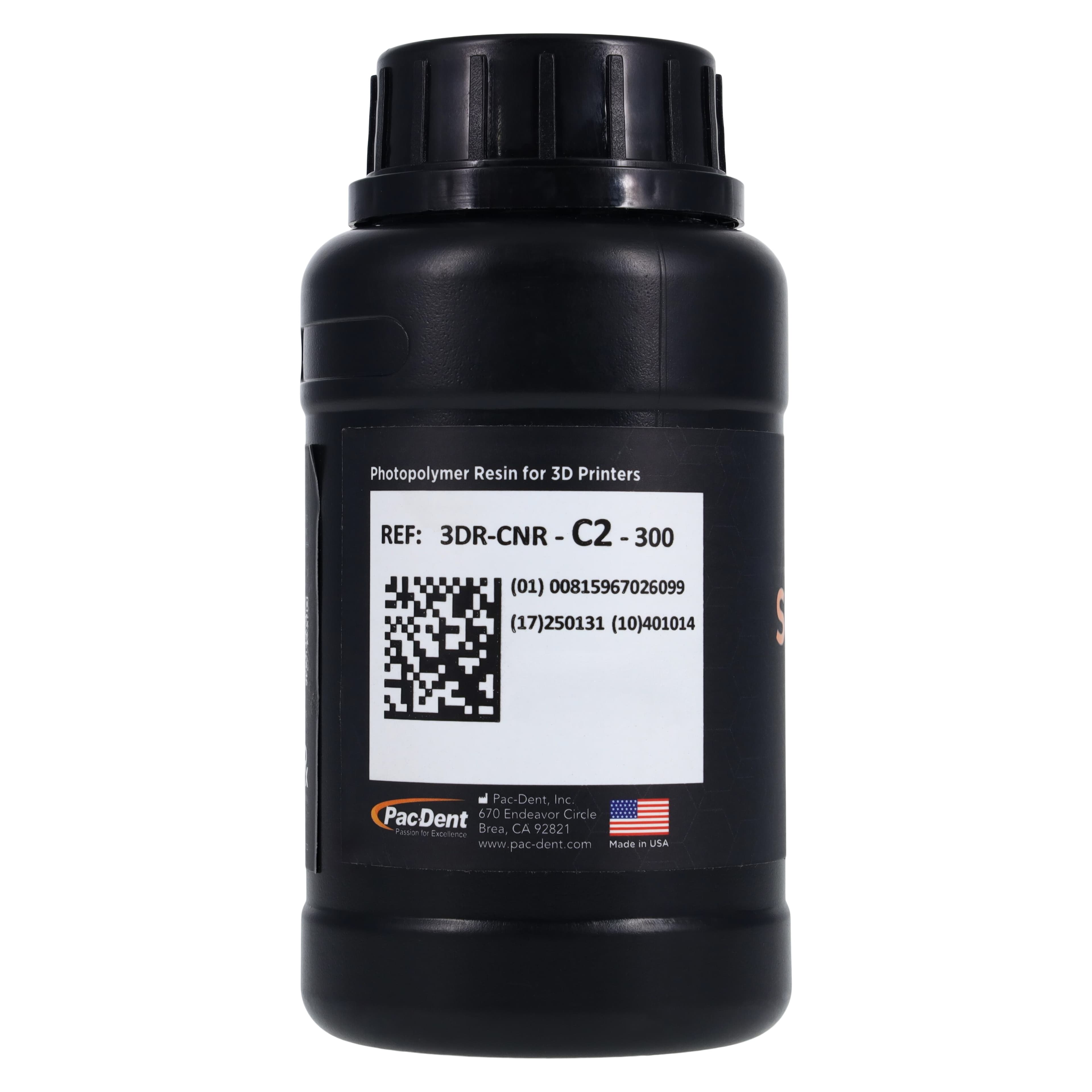 Rodin Sculpture Ceramic Nanohybrid 3D Resin, Shade C2, 300 g Bottle, 3DR-CNR-C2-300 thumbnail 3