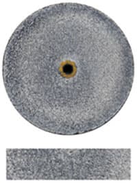 Dedeco Koolies No Heat Grinding Wheels, Shape #7, Coarse Black Silicon Carbide, 3/4" x 3/16", 50/Box - Koolies Black Shape-7 3/4''X3/16'' 50/Bx - Image 1