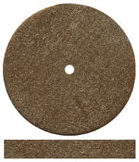 Dedeco Classic Brown Rubber Wheel, Square-Edge, 7/8" x 1/8" (22 x 3.1 mm), 100/Box thumbnail 2