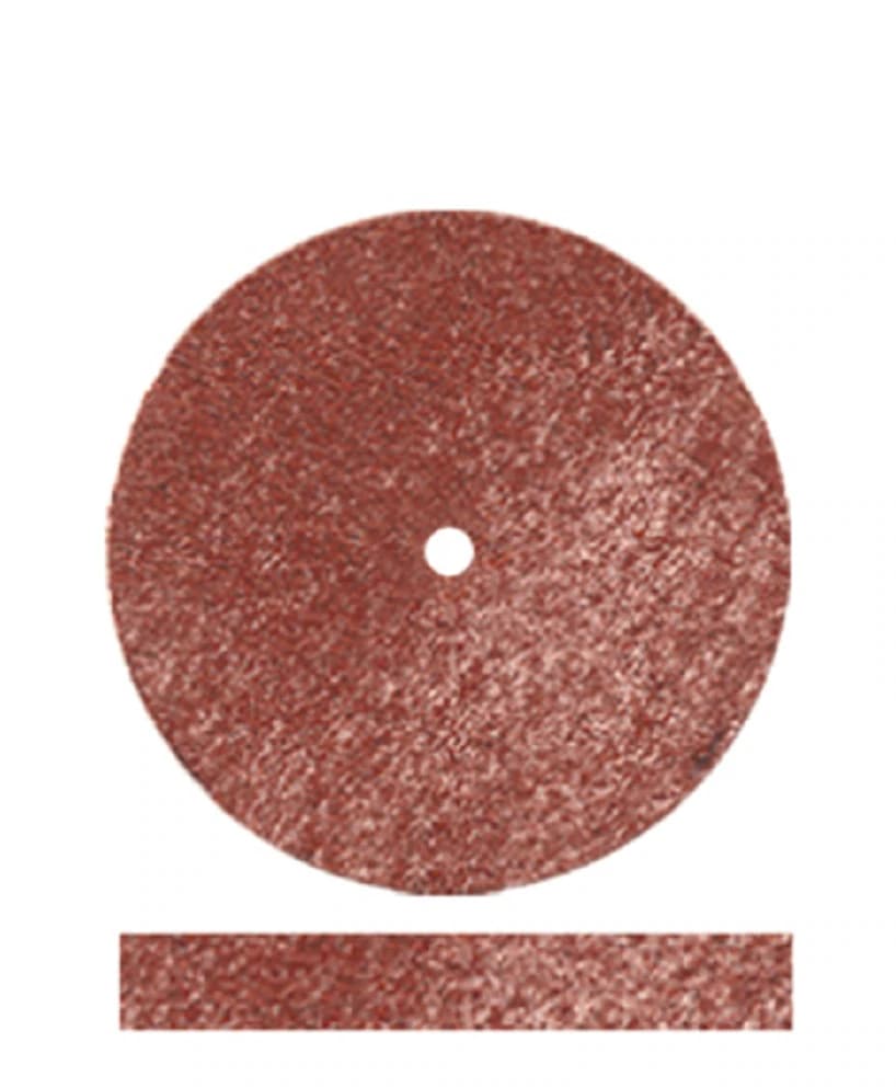 Dedeco Red Flexies Classic Rubber Wheel, Medium, Square Edge, 7/8" x 1/8" (22 x 3.1 mm), 100/Box, 5005 thumbnail 4