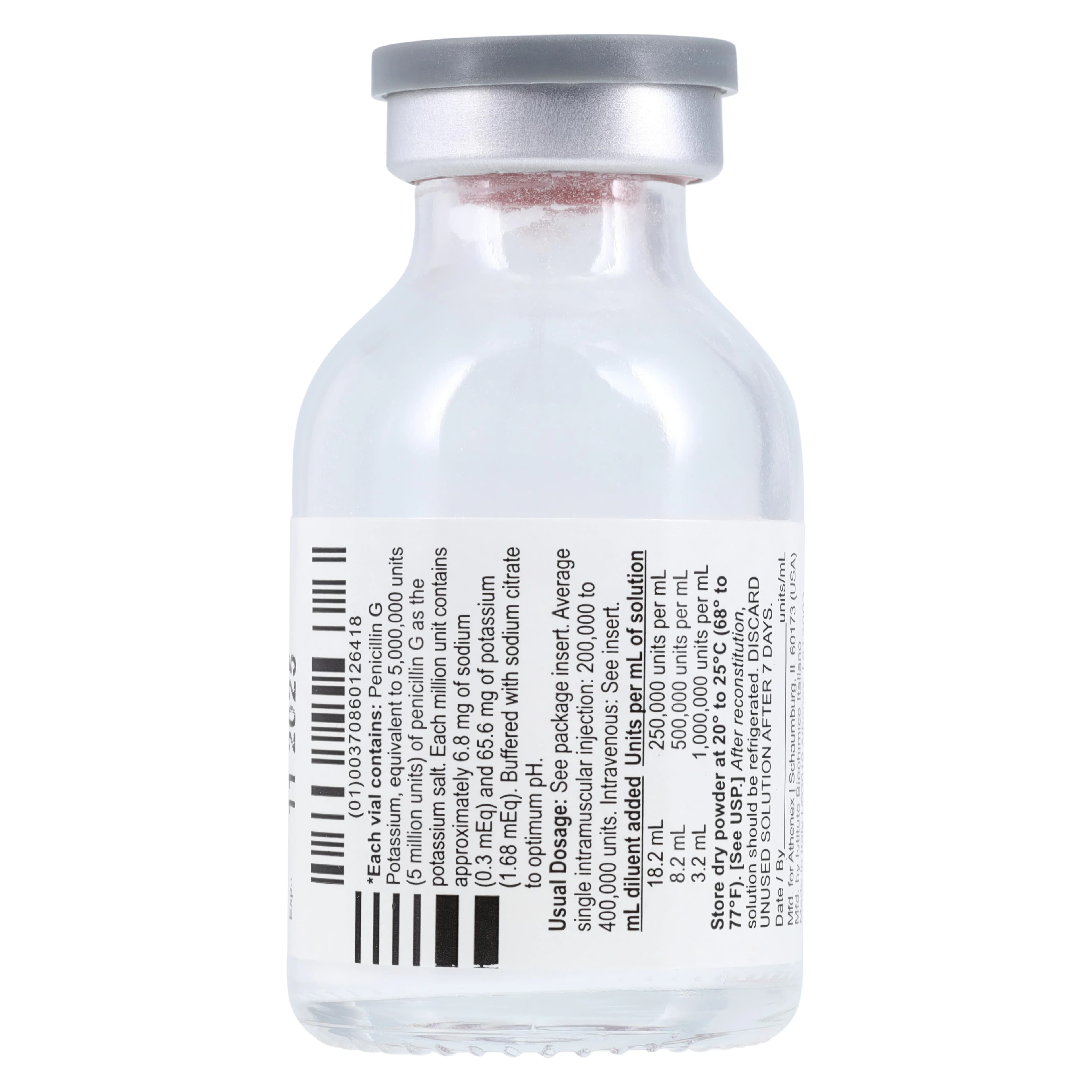 Penicillin G Potassium Injection, 5MU/vial, Powder, 10/Package thumbnail 3