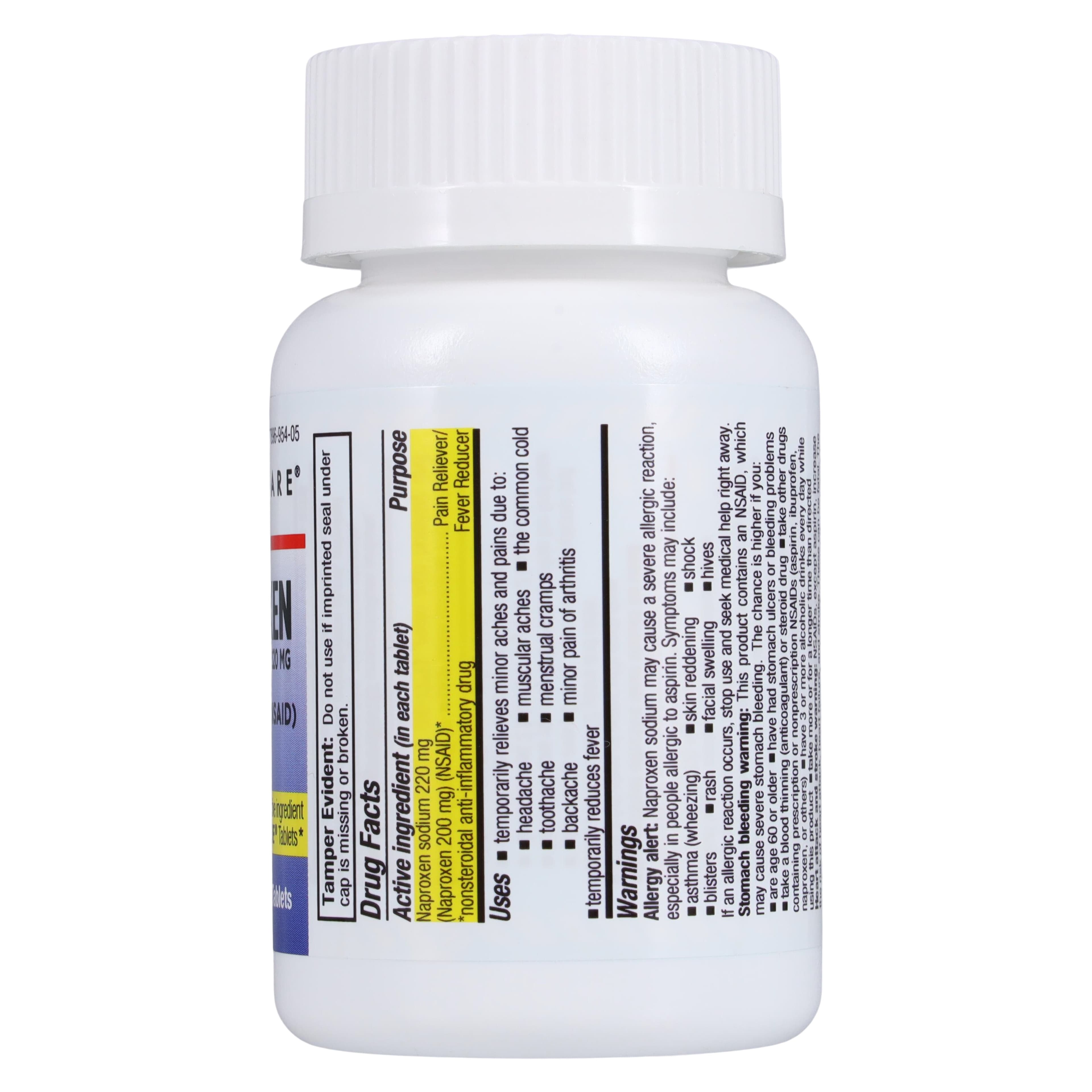 Naproxen Sodium Tablets 220mg, 50 Count Bottle (Geri-Care Pharmaceuticals) thumbnail 2