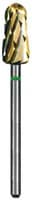 Dedeco Euro Carbide Goldies® Crosscut Carbide Bur, Coarse Crosscut, HP, #G351SG, 6.0 mm Diameter, 1/Pkg - Euro Carbide Goldies® Crosscut – HP, Coarse Crosscut - # G351SG, 6.0 mm Diameter - Image 1