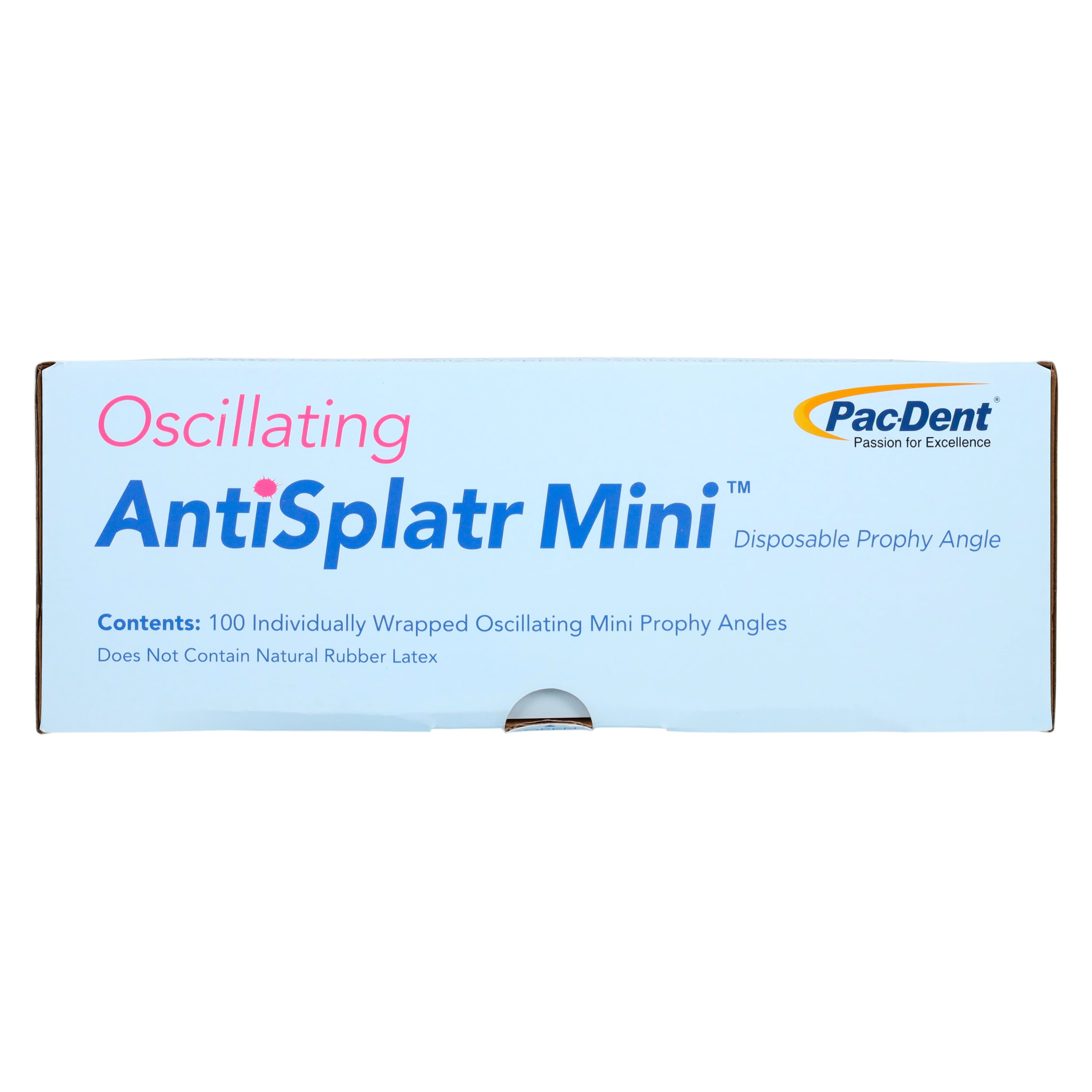 Oscillating AntiSplatr™ Mini Disposable Prophy Angle, Firm Cup, White, 100/Box, ASMF-100 thumbnail 6