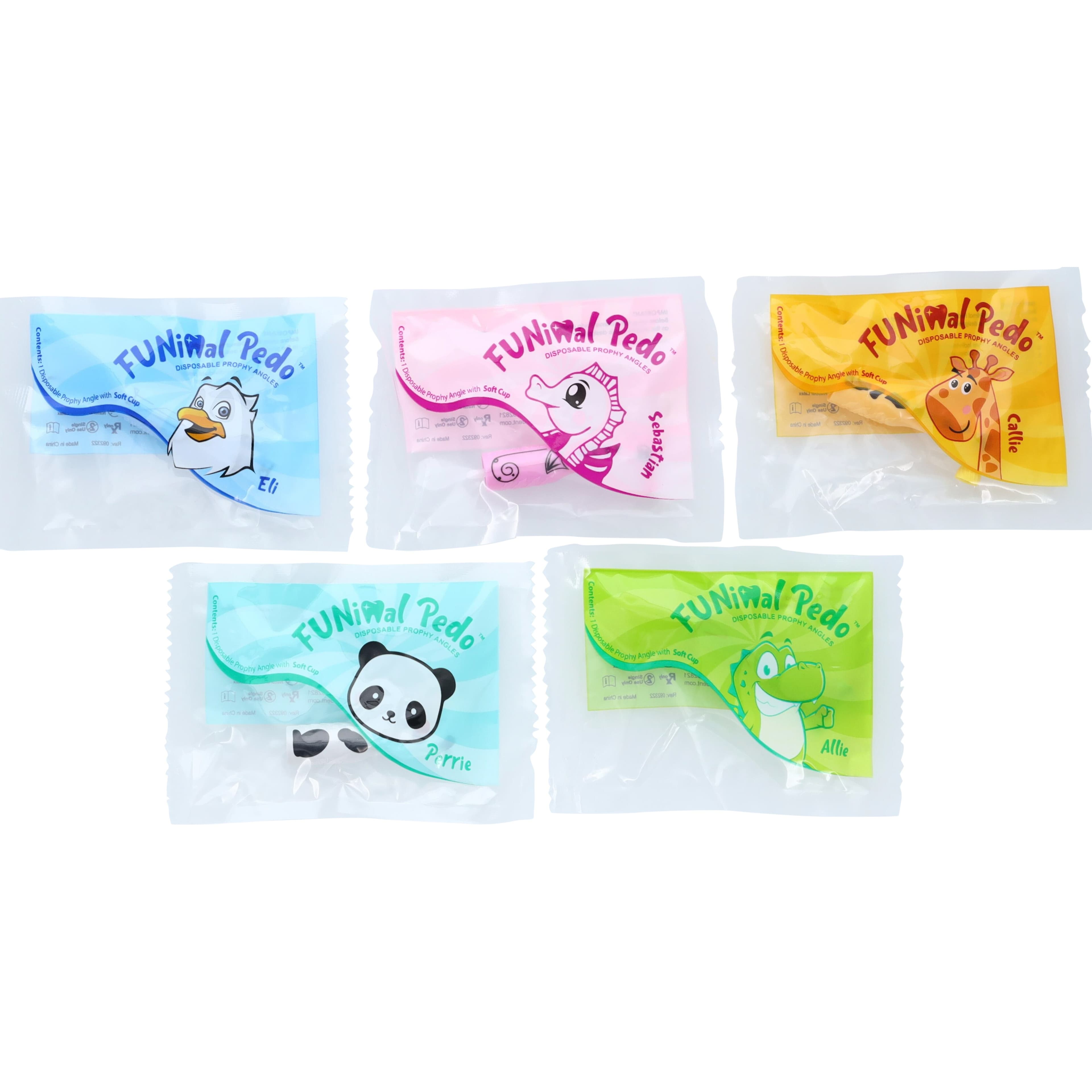 FUNimal™ Pedo Disposable Prophy Angle, Regular Soft Cup, Assorted, 100/Box, 167-100R thumbnail 2