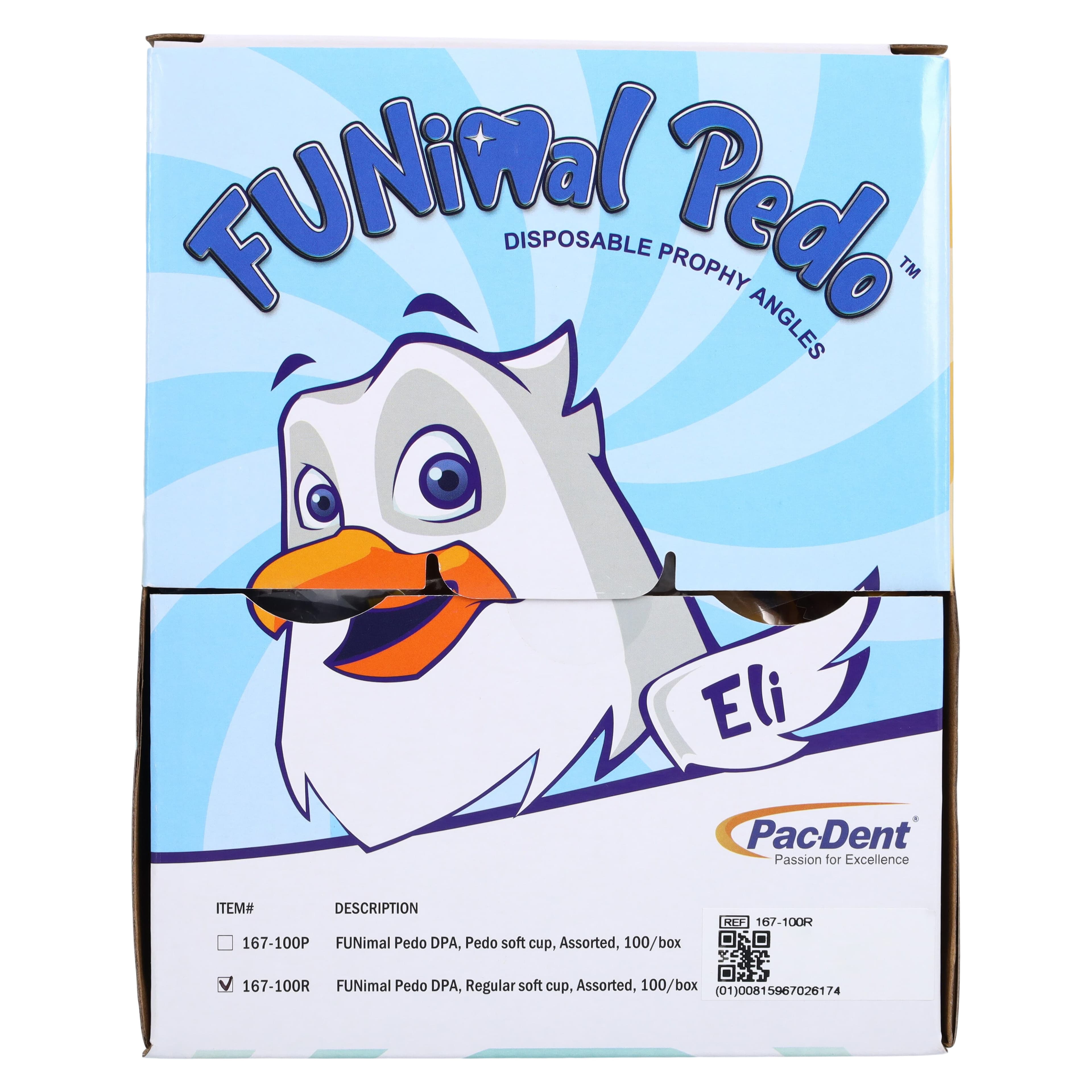 FUNimal™ Pedo Disposable Prophy Angle, Regular Soft Cup, Assorted, 100/Box, 167-100R thumbnail 4