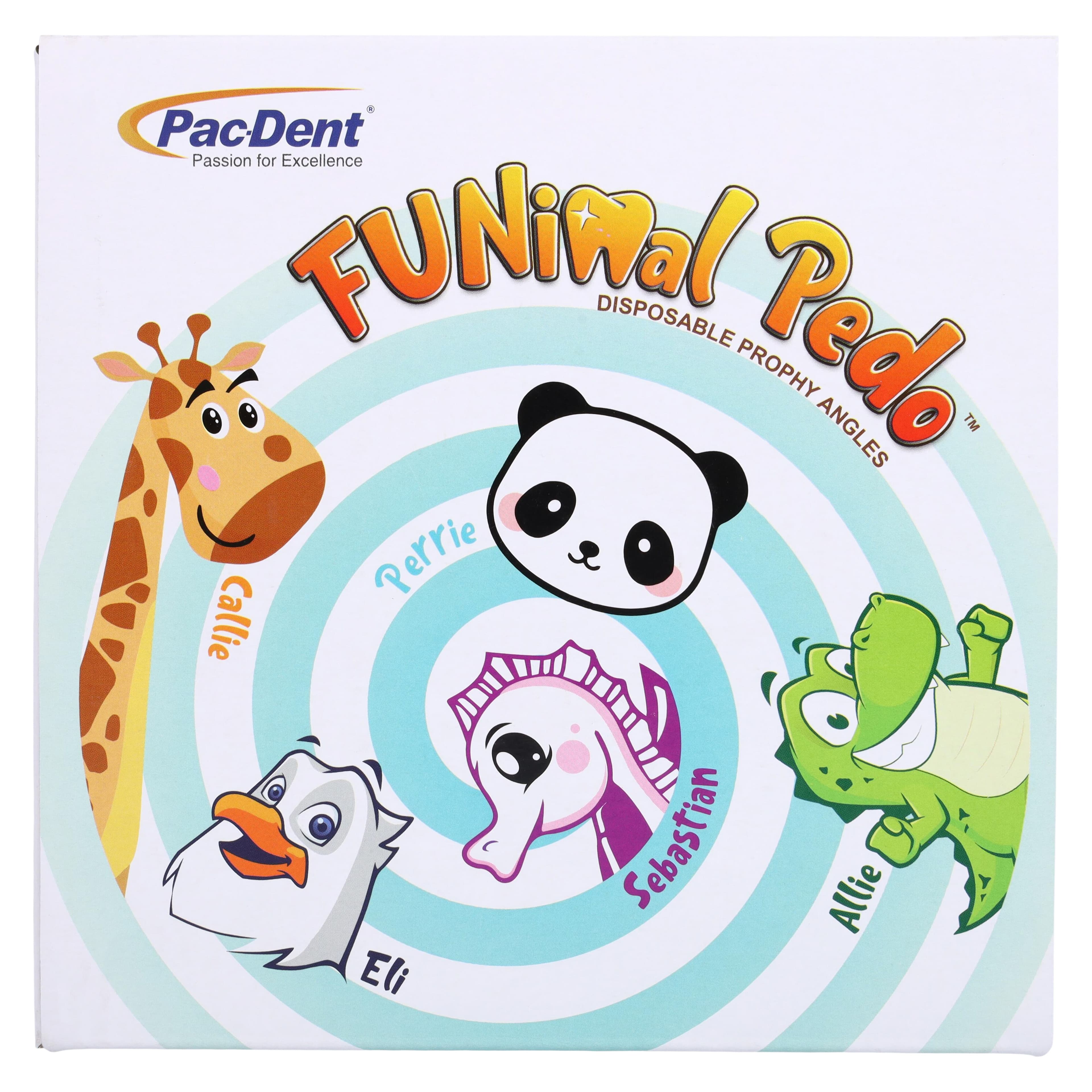FUNimal™ Pedo Disposable Prophy Angle, Regular Soft Cup, Assorted, 100/Box, 167-100R thumbnail 7