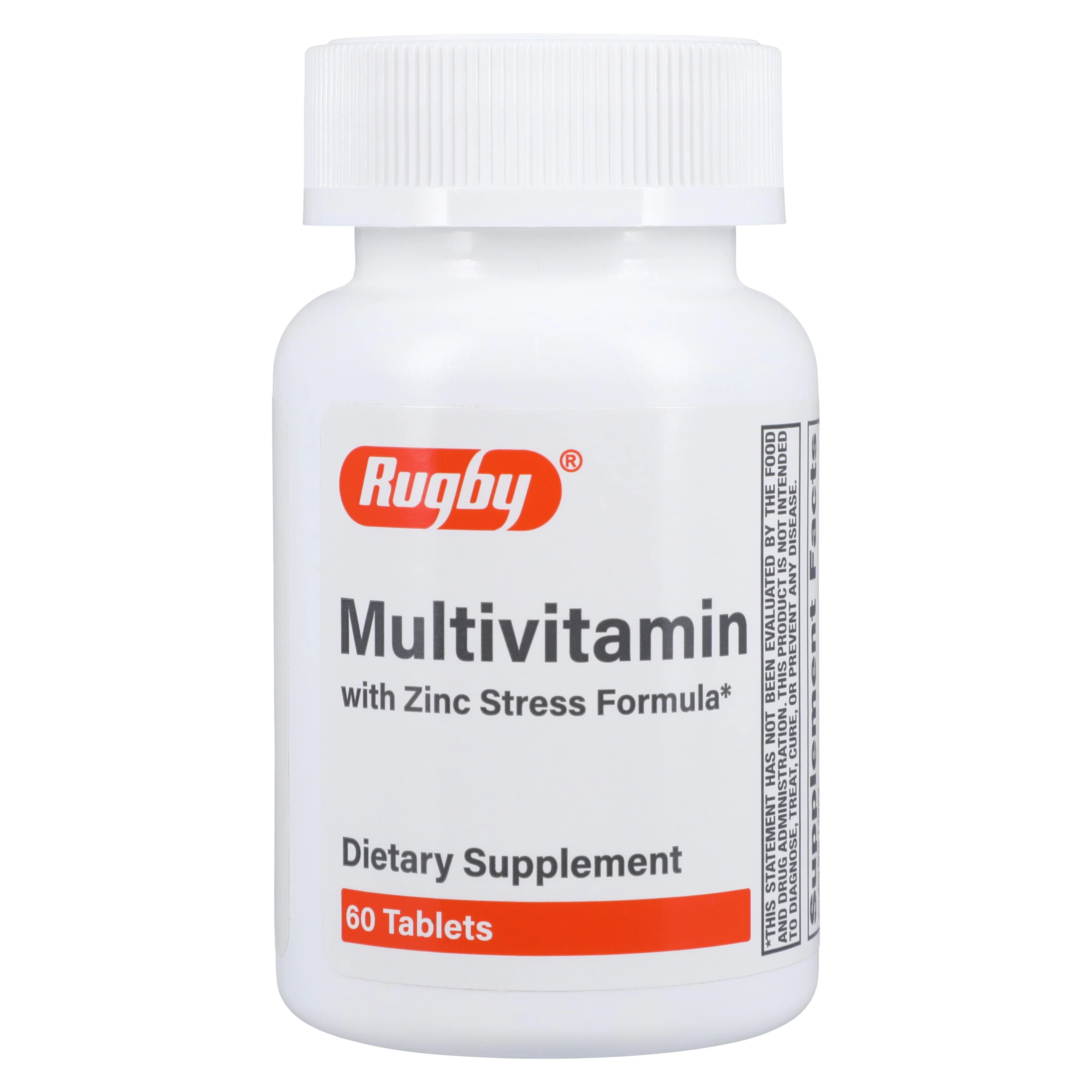 Stress Formula 500 with Zinc Multivitamin Tablets, 60/Bottle - Stress Formula 500 w/Zinc Tabs - Image 1