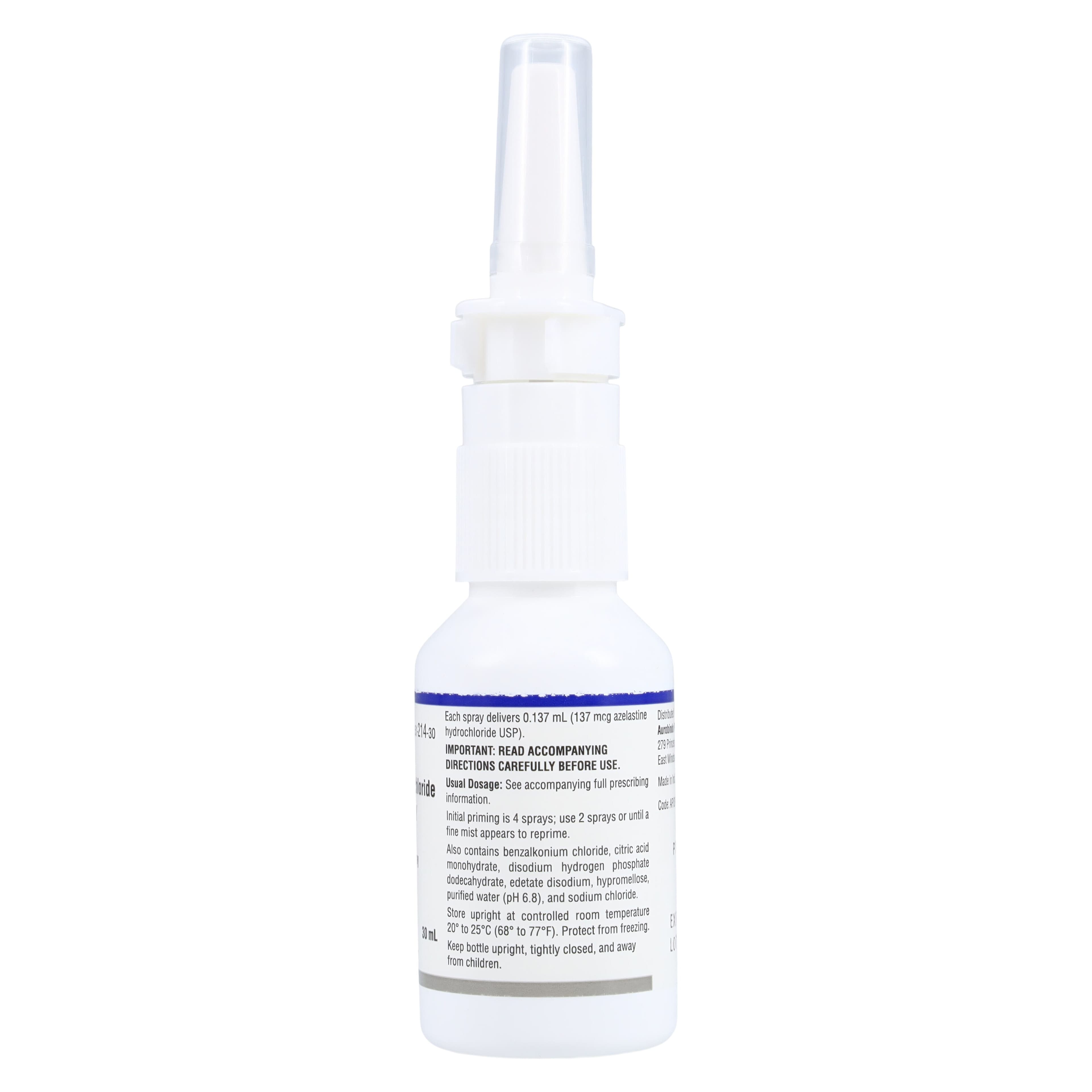Azelastine HCl Nasal Spray 0.1%, 30 mL Bottle thumbnail 3
