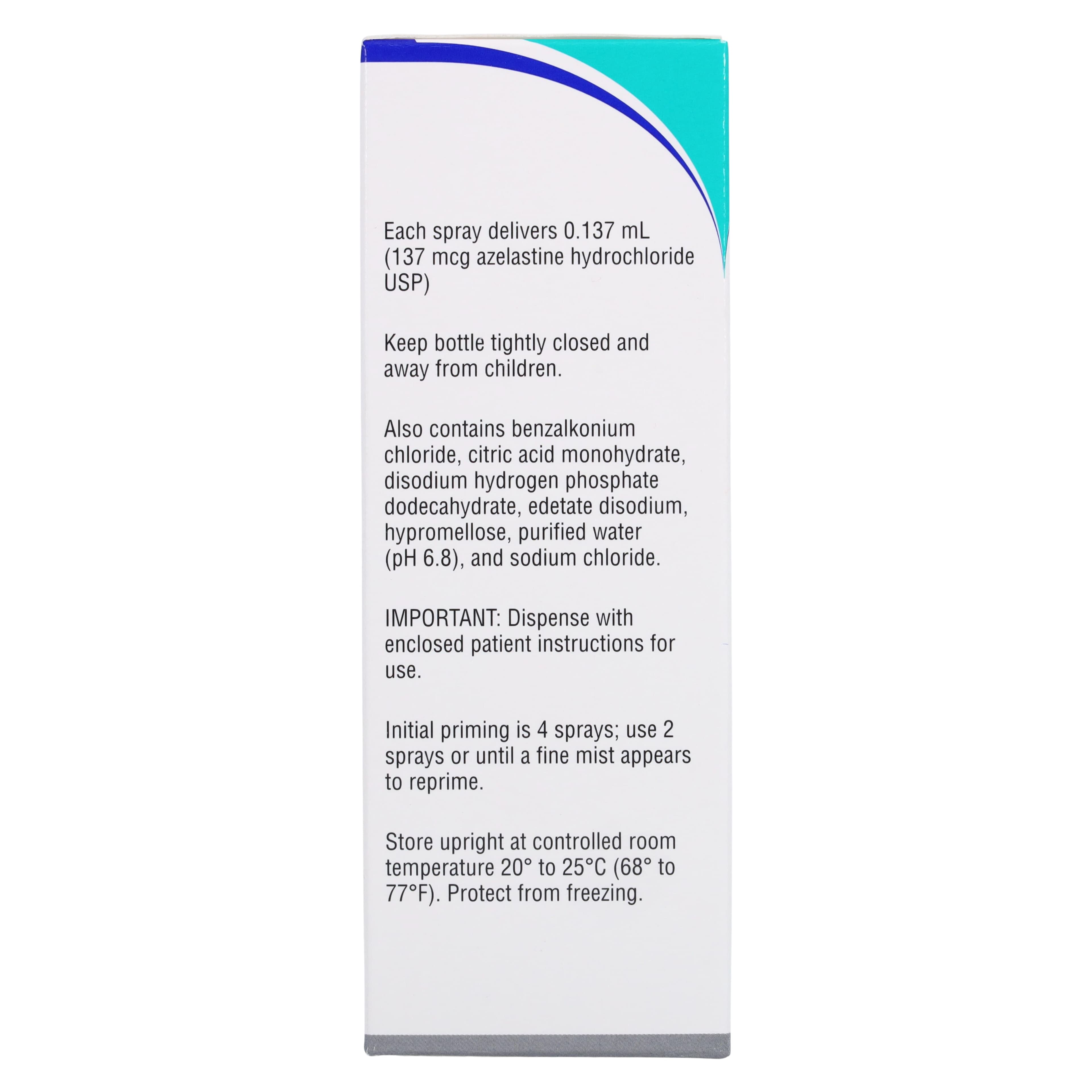 Azelastine HCl Nasal Spray 0.1%, 30 mL Bottle thumbnail 6