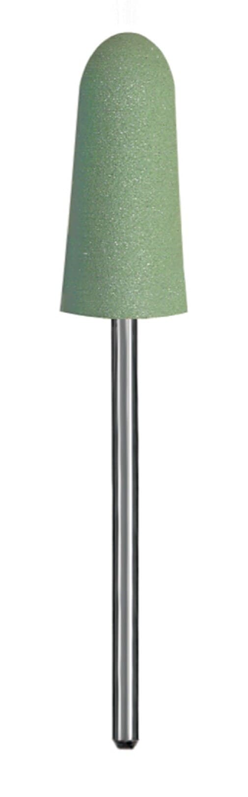 Dedeco Silicone Jumbos Acrylic Polisher, Shape E, Green, Coarse, HP 3/32" Shank, 5/Bx, 7705 thumbnail 3