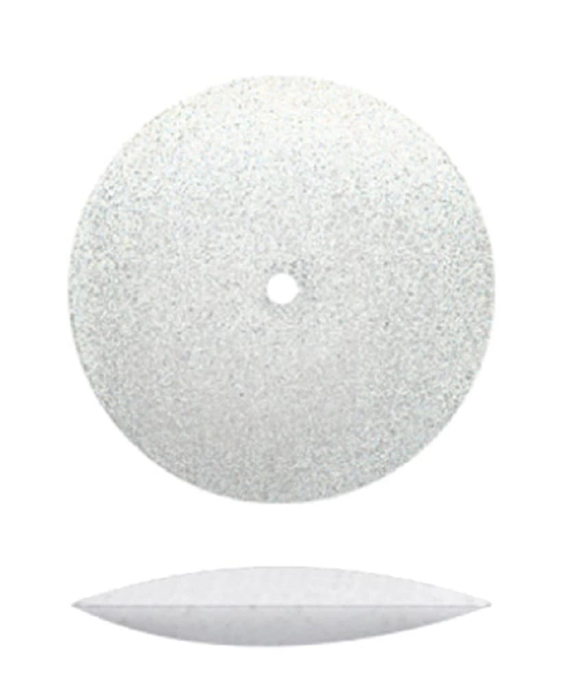 Dedeco Universal Silicone Rubber Polisher, White Coarse, Knife-Edge, 7/8" Diameter, 12/Pkg, 7109 thumbnail 3