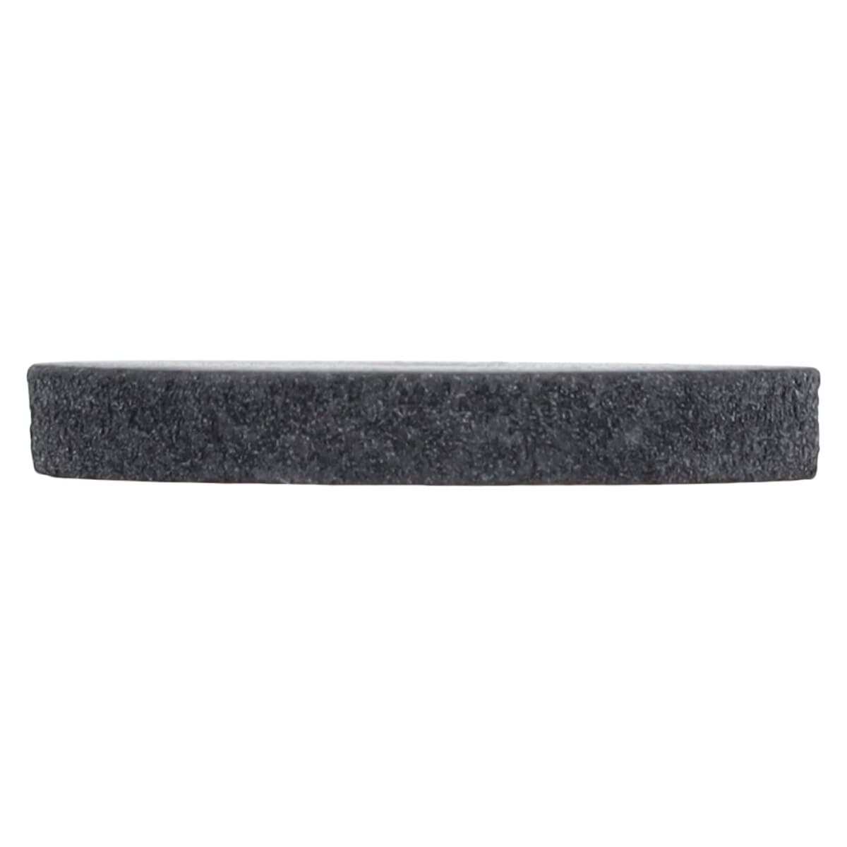 Dedeco Classic Black Square-Edge Rubber Wheels, Hard, 7/8" x 1/8" (22 x 3.1 mm), 100/Box thumbnail 5