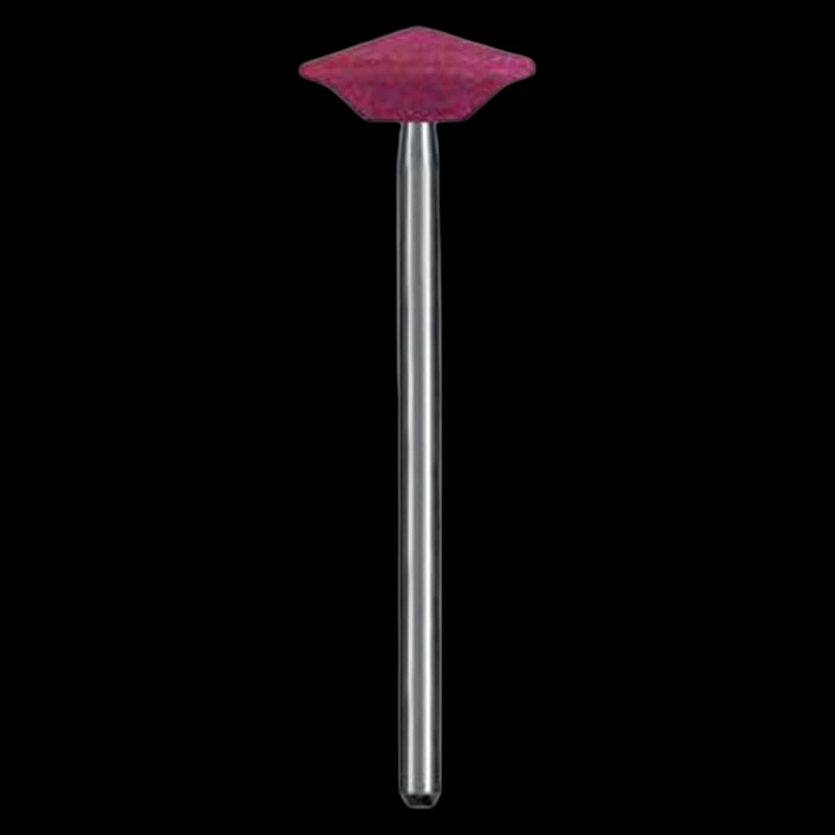 Dedeco A/O Rubi Stone HP, Shape 152 (KN7), Aluminum Oxide, 3/32" (2.35mm) Shank, 72/Box - #KN7-152 A/O Rubi Stone HP Box of 72 - Image 1